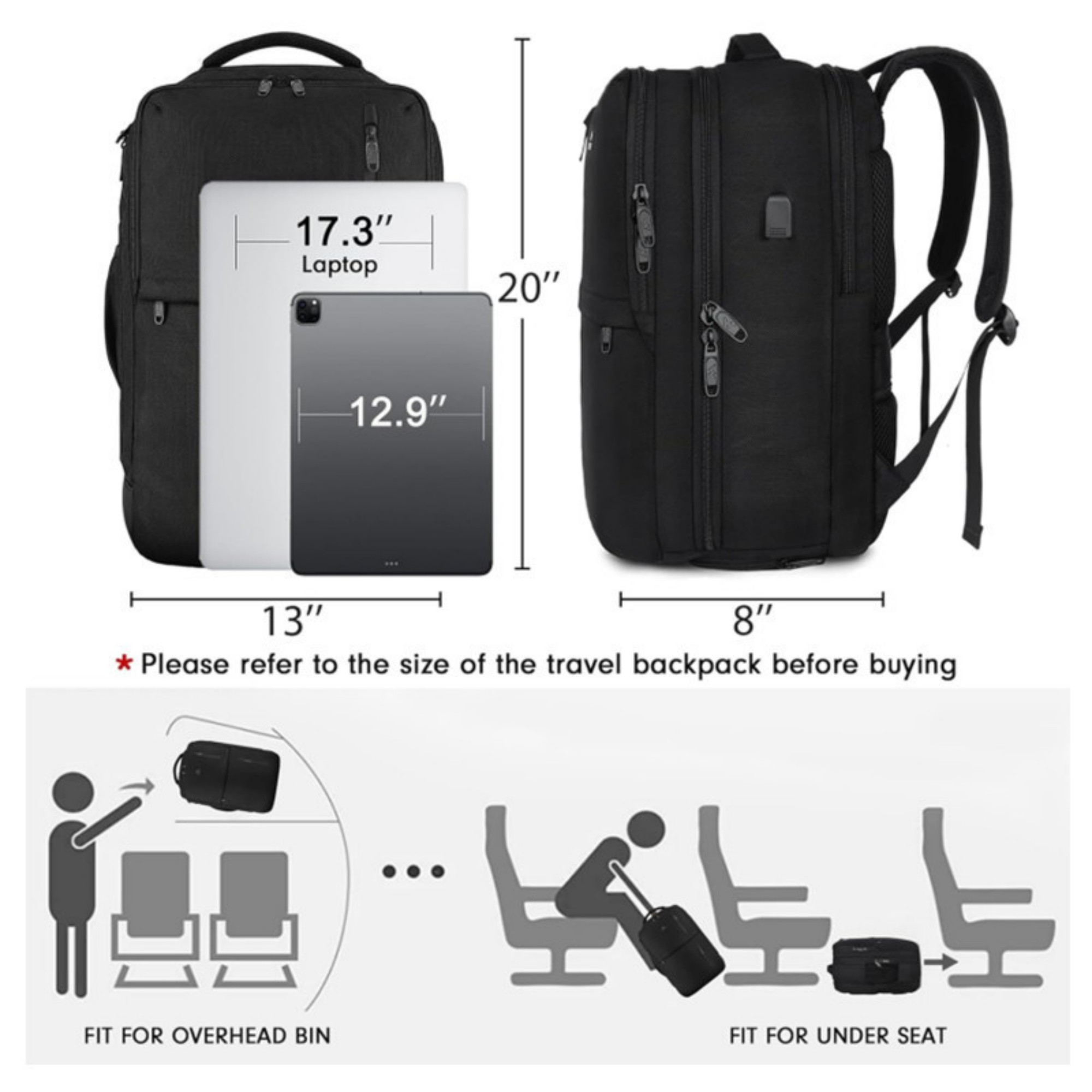 Large Travel Backpack 3