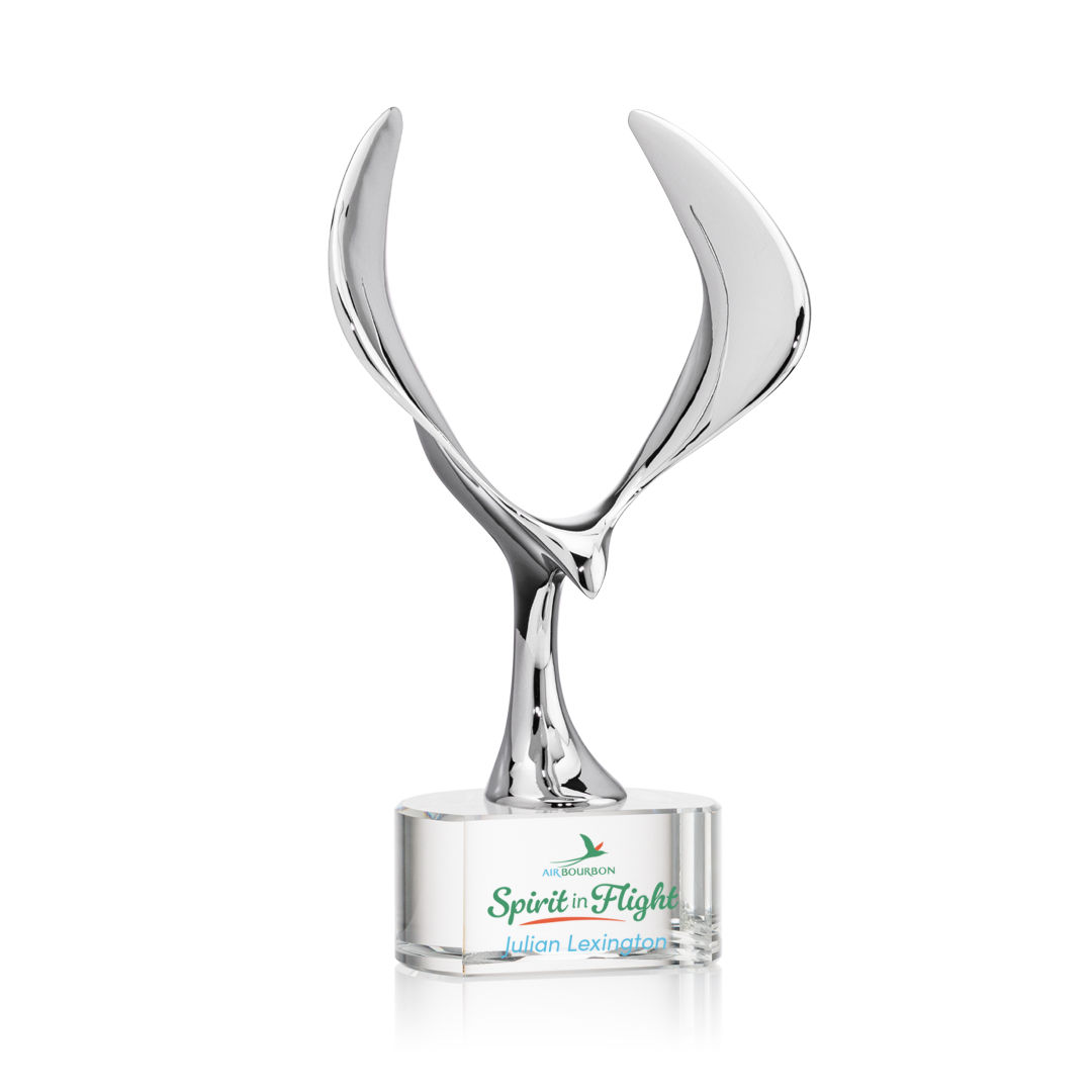Maverick Eagle VividPrint™ Award on Paragon Base - Clear 2