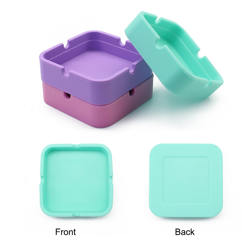 Square SiliconeAshtray 3