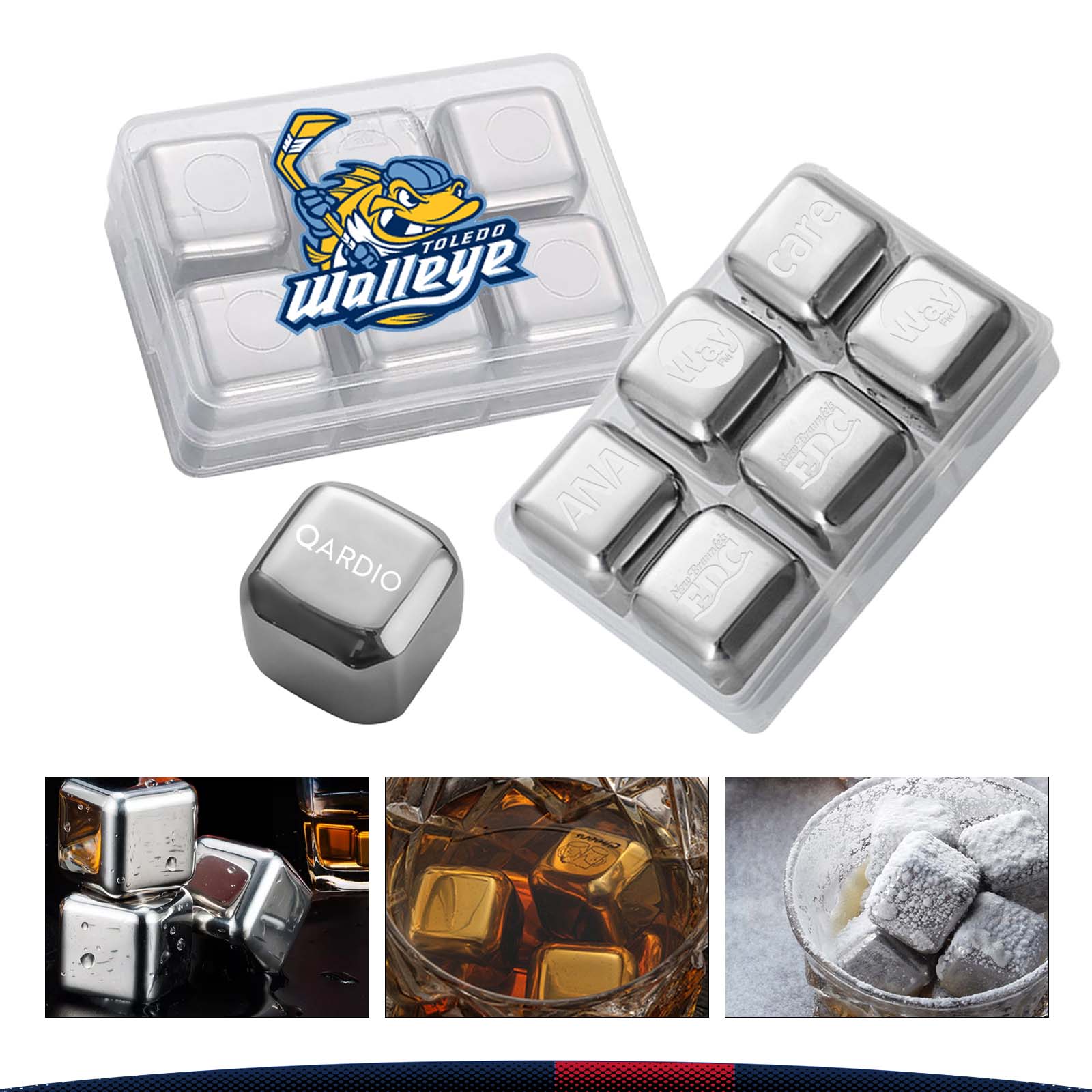 Coodee Stainless Steel Ice Cubes 2