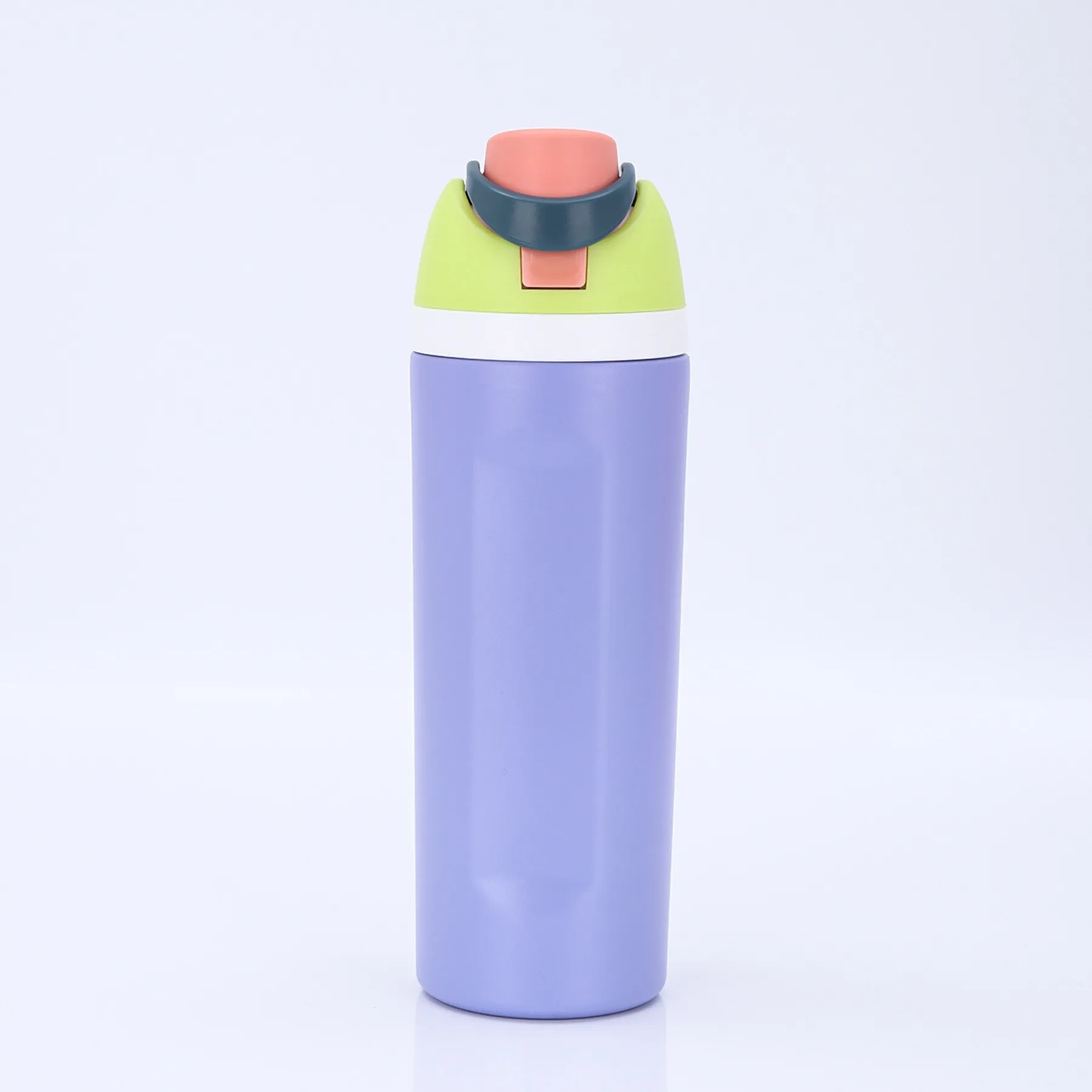 16 Oz. Leak Proof Spout Lid Water Bottle with Straw 9