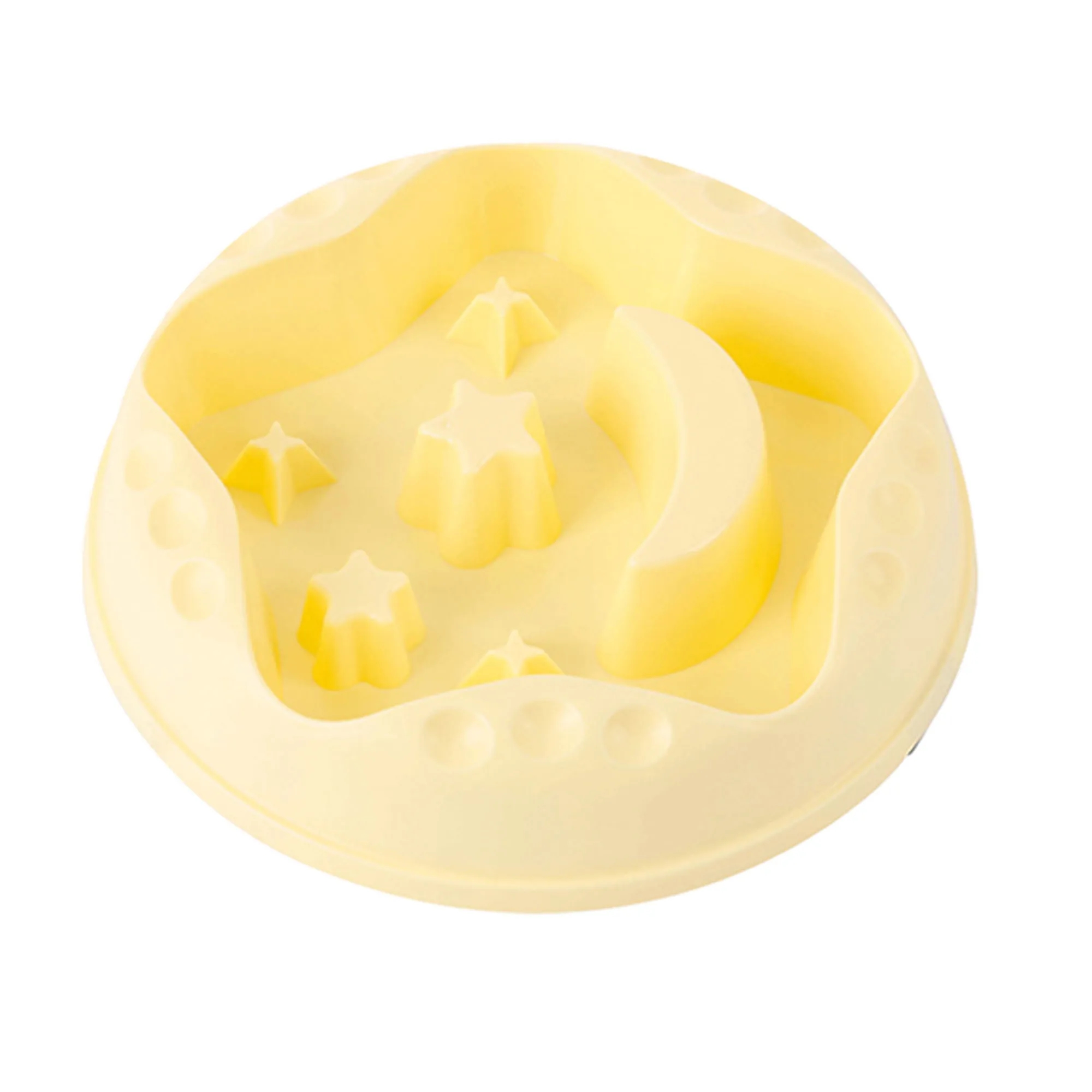 Plastic Training Pets Dog Slow Feeder Bowl 2