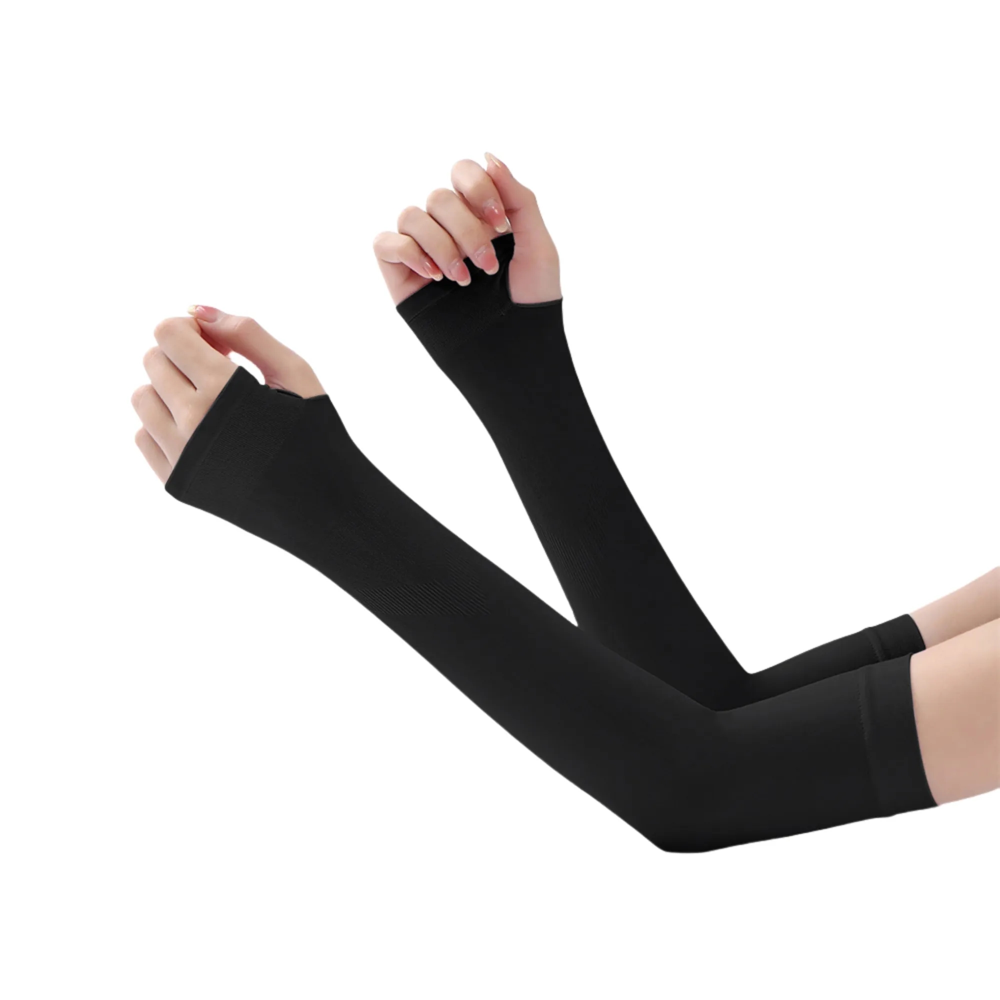 Ice Silk Cooling Exercise Sunscreen Arm Sleeve 4