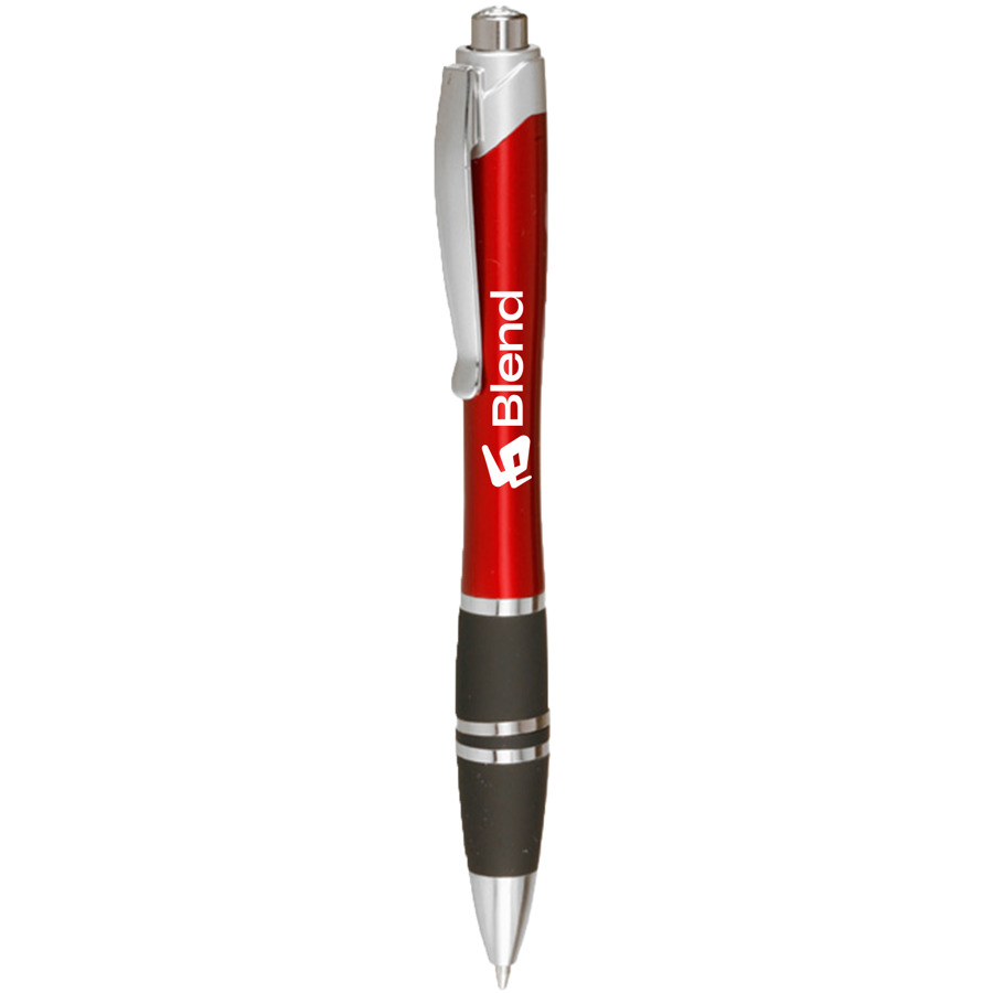 Plastic Pens with Silver Accents 3