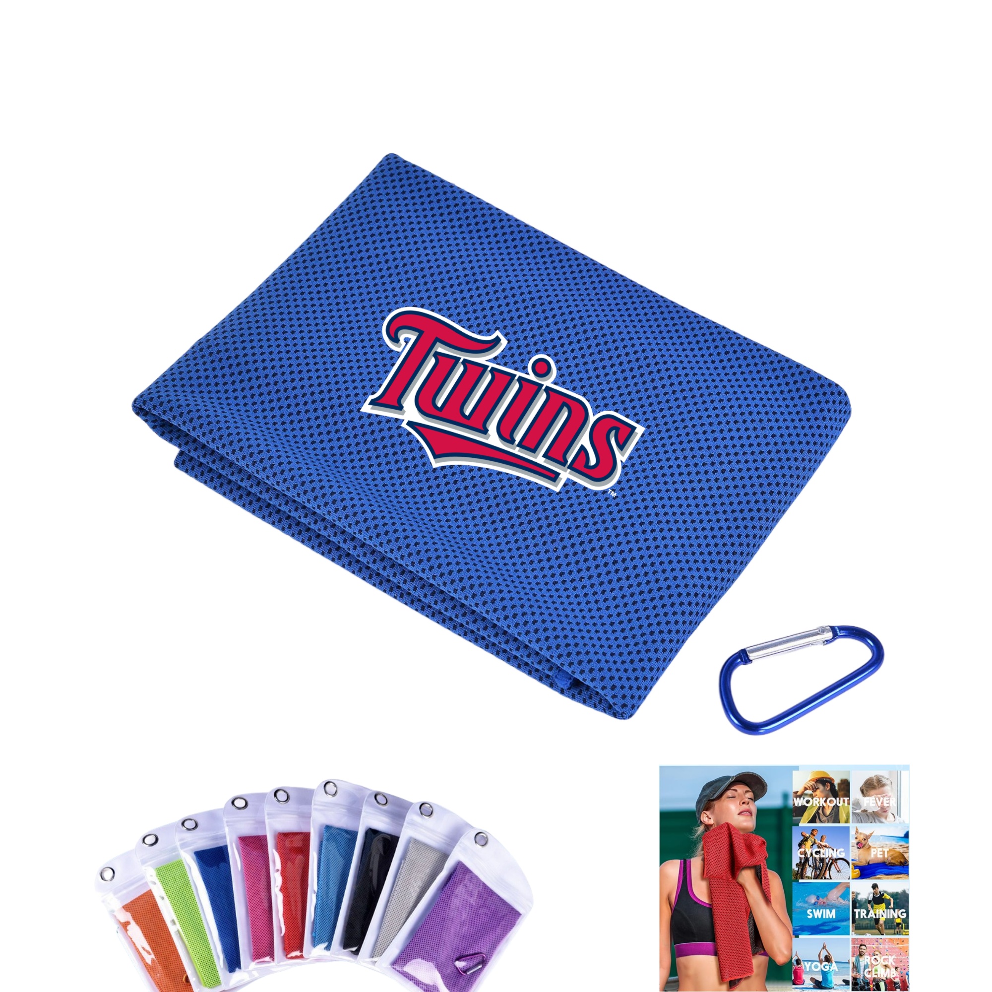 Cooling Towels with Carabiner 3
