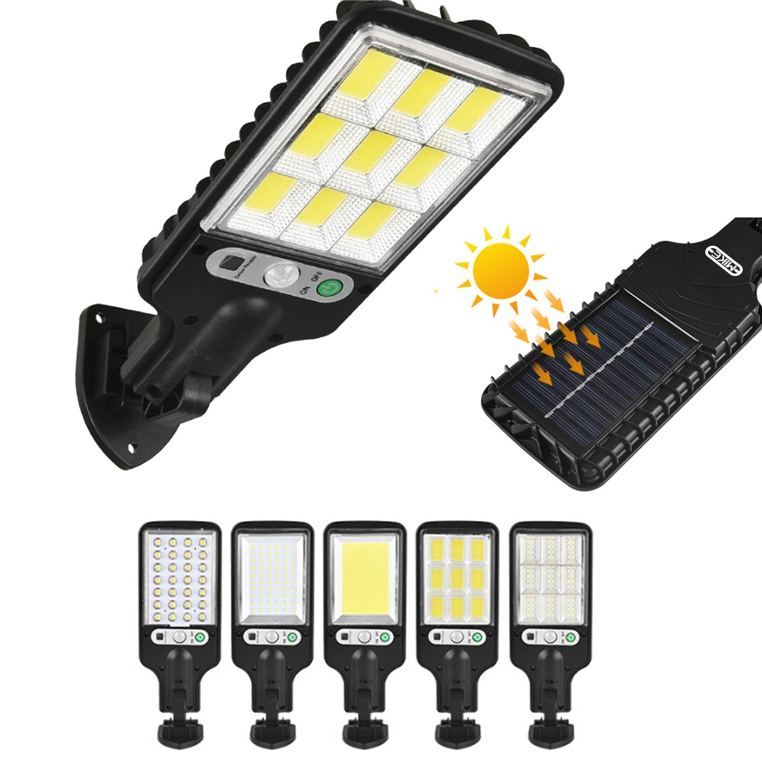 Solar Street Lamp Outdoor Waterproof 3 Lighting Modes