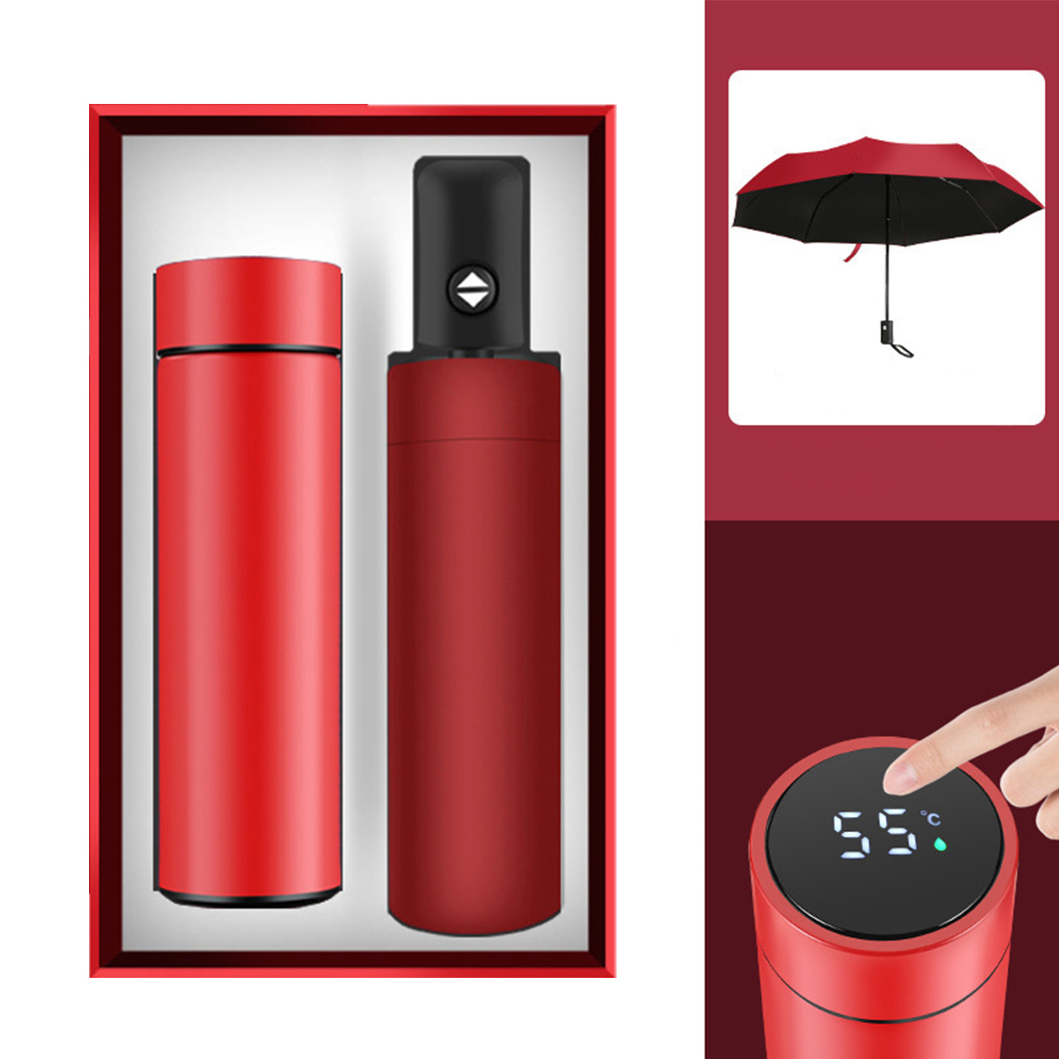Cup Umbrella Notebook Gift Set 6