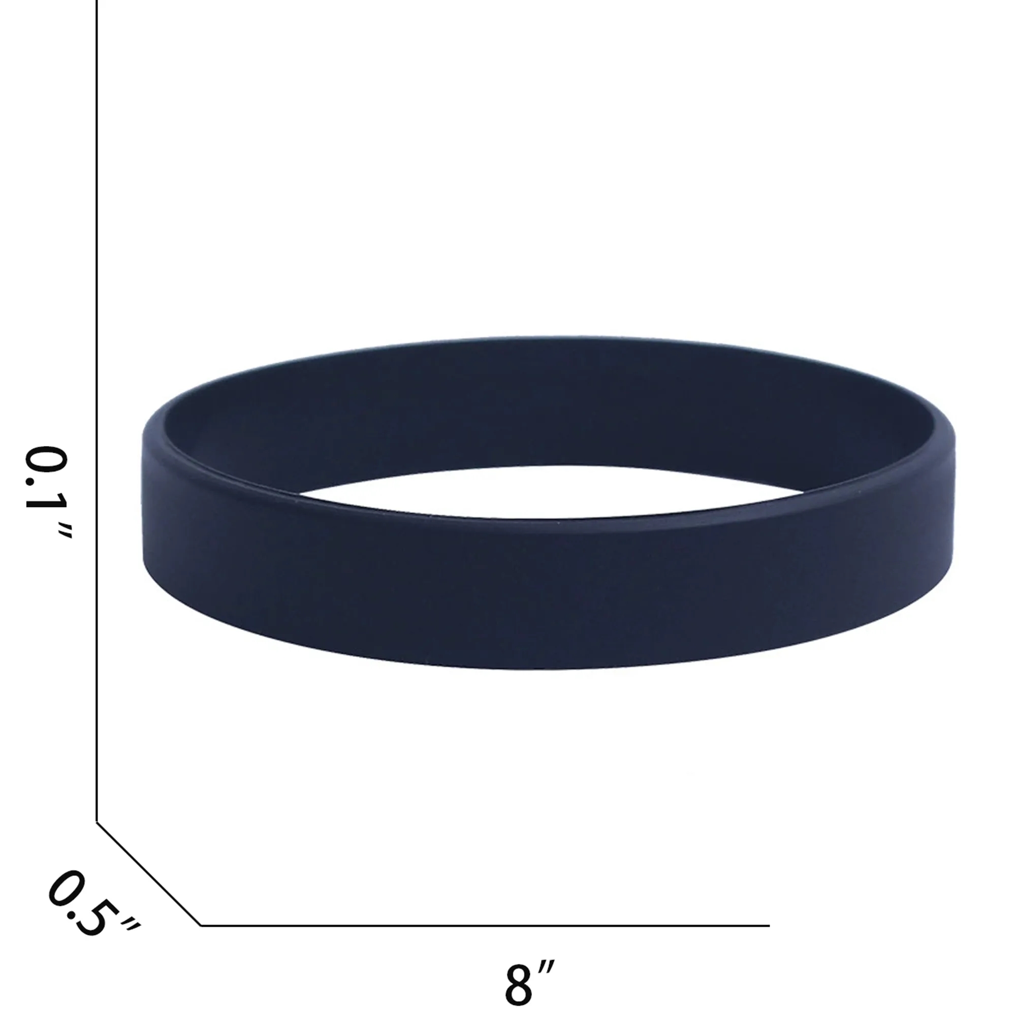 1/2" Silicone Bracelet 2