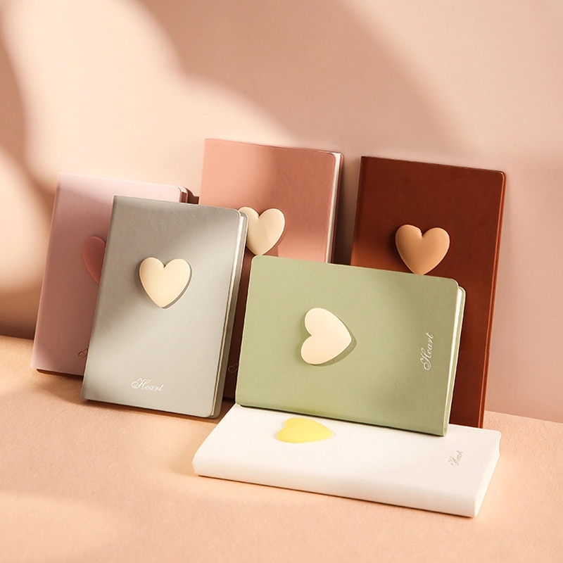 PU Leather A7/48K Heart To-Do List & Pocket Notebook 5