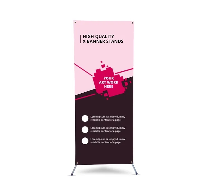 High Quality X banner stand Package (30x 72") 5