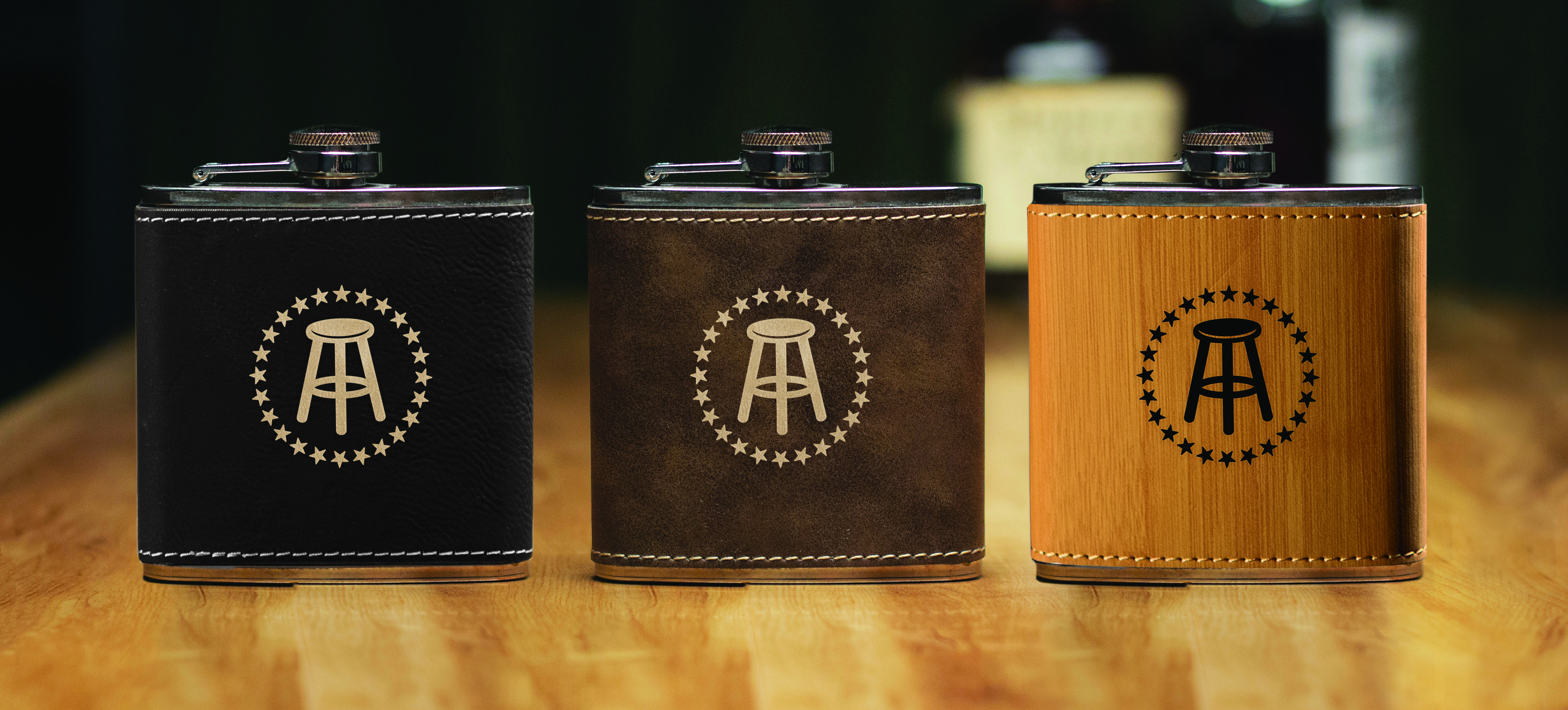 Leatherette Flask