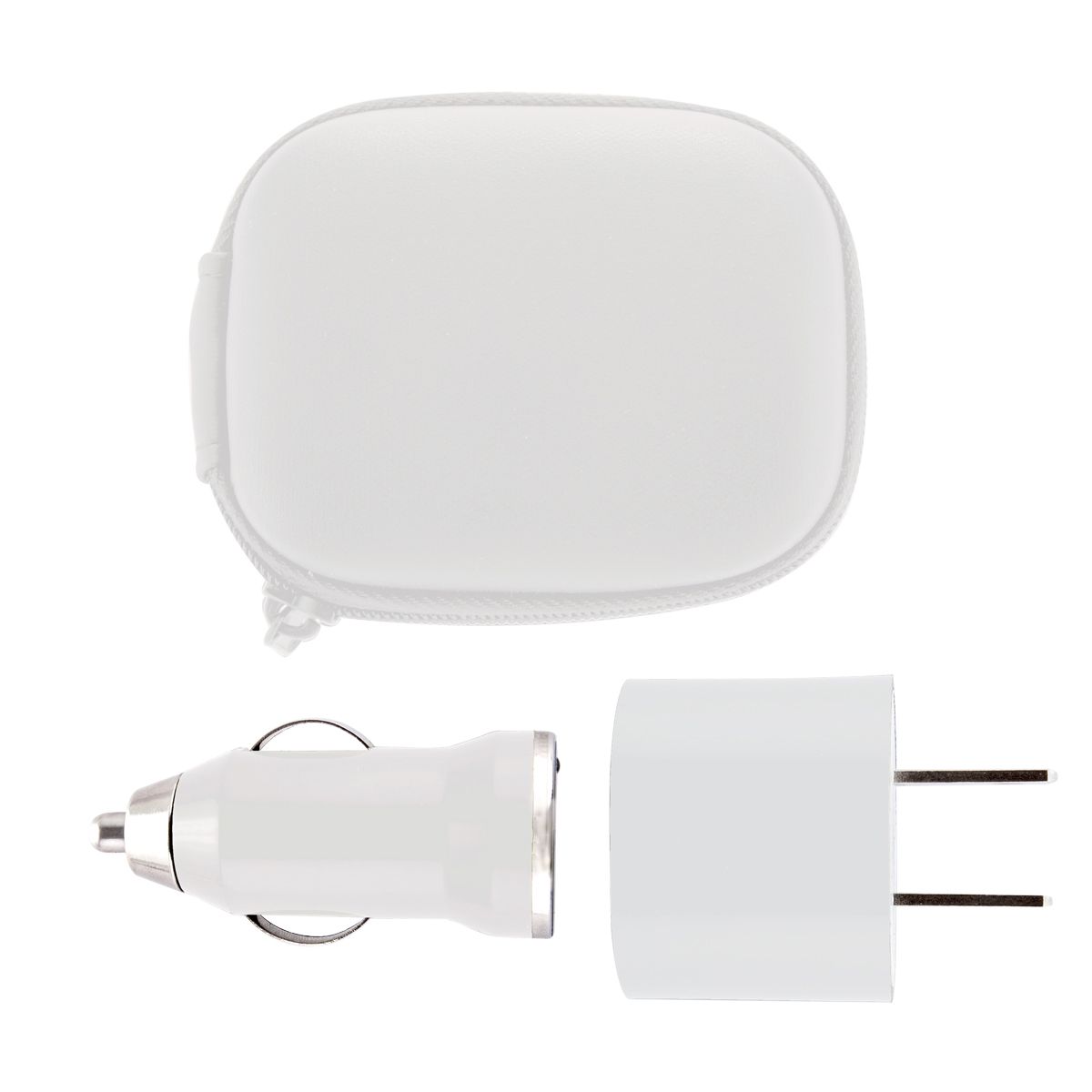 Wall/Car USB Charging Set with Case/ travel set(Close out) 4