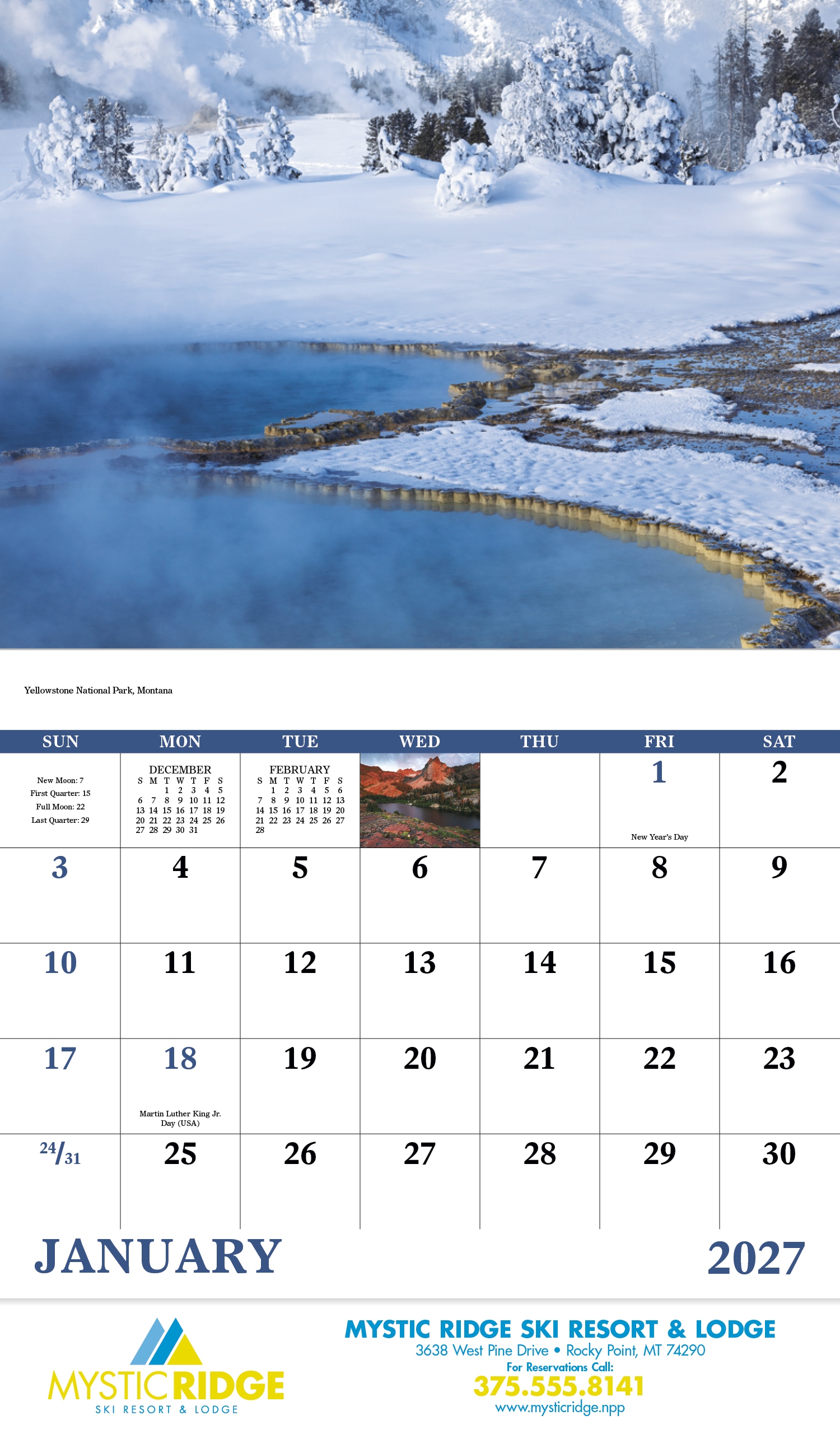 Good Value™ Rocky Mountains - Stapled Calendar 26