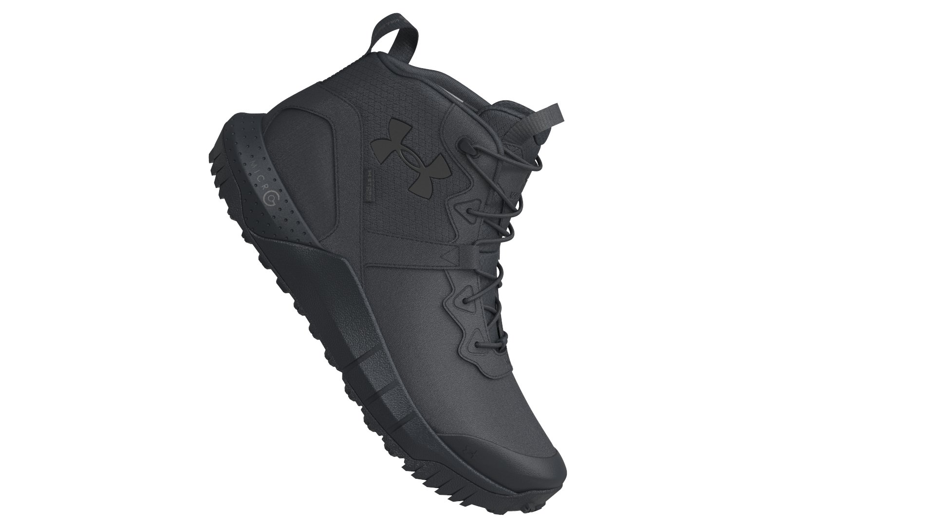 UA Micro G Valsetz Mid Leather Waterproof Men's Tactical Boots 4