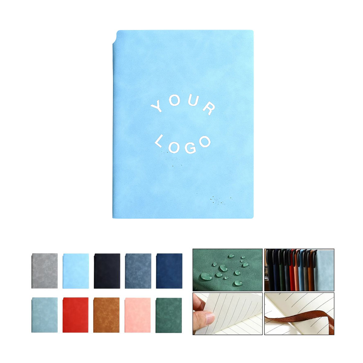 PU Leather Cover Notepad for Office and Events 2