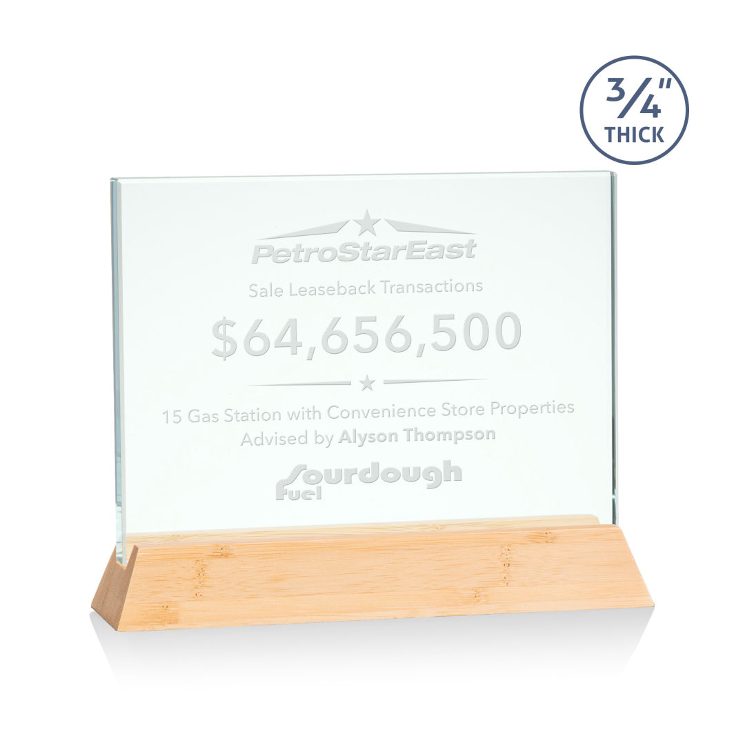 Walkerton Award - Jade/Bamboo (Horiz)