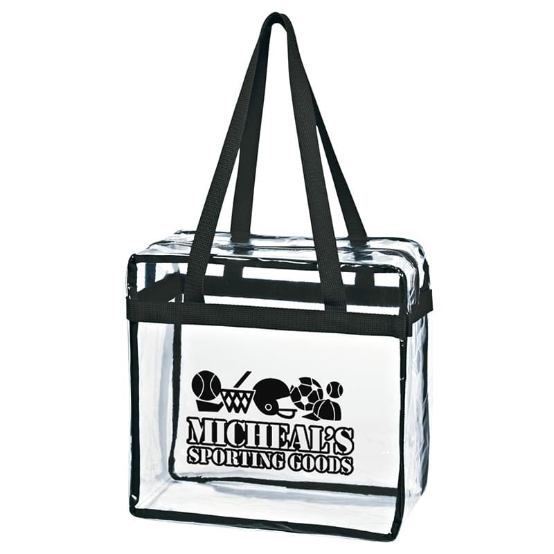 Clear Tote Bag With Zipper Closure 2