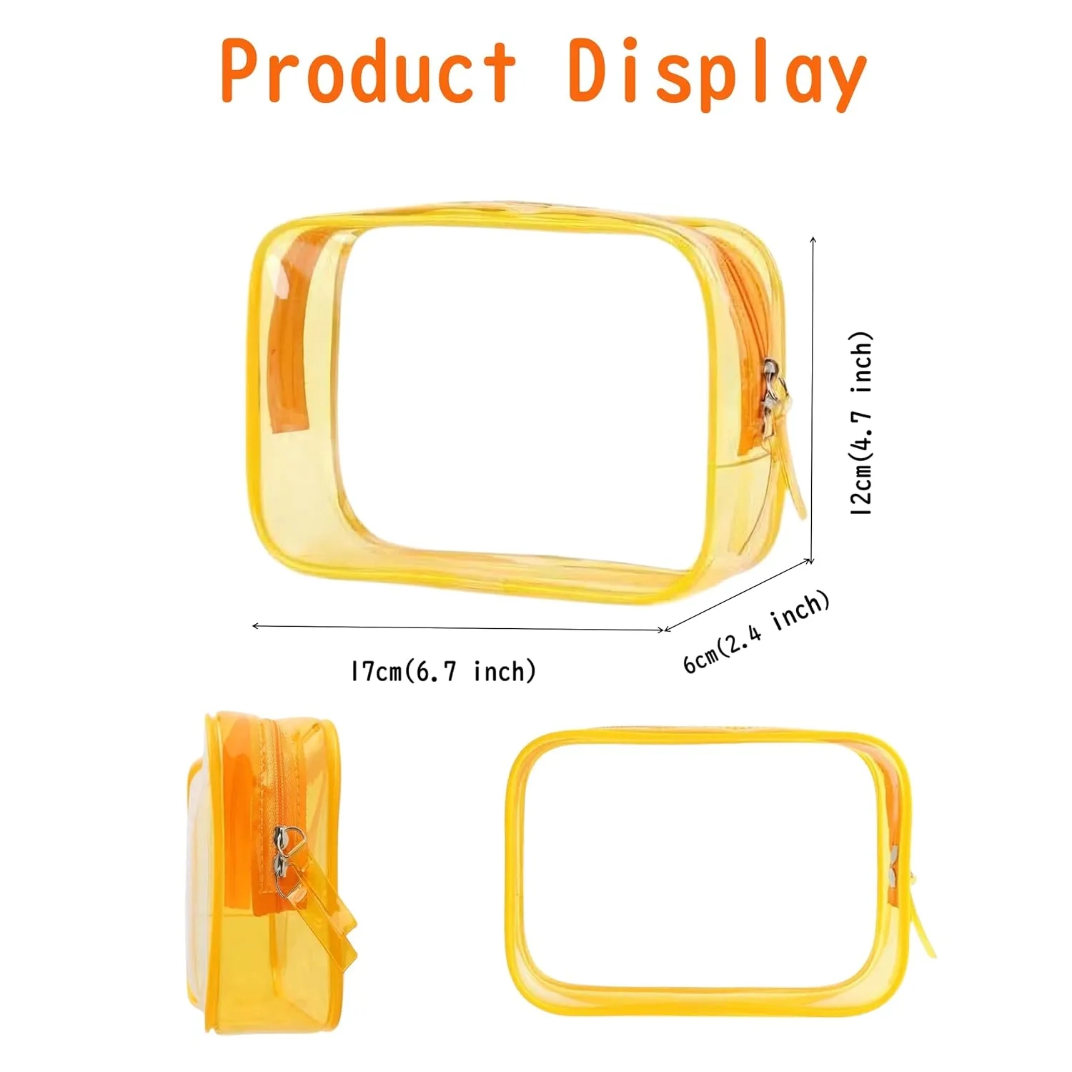 Clear Toiletry Bags For Traveling 6
