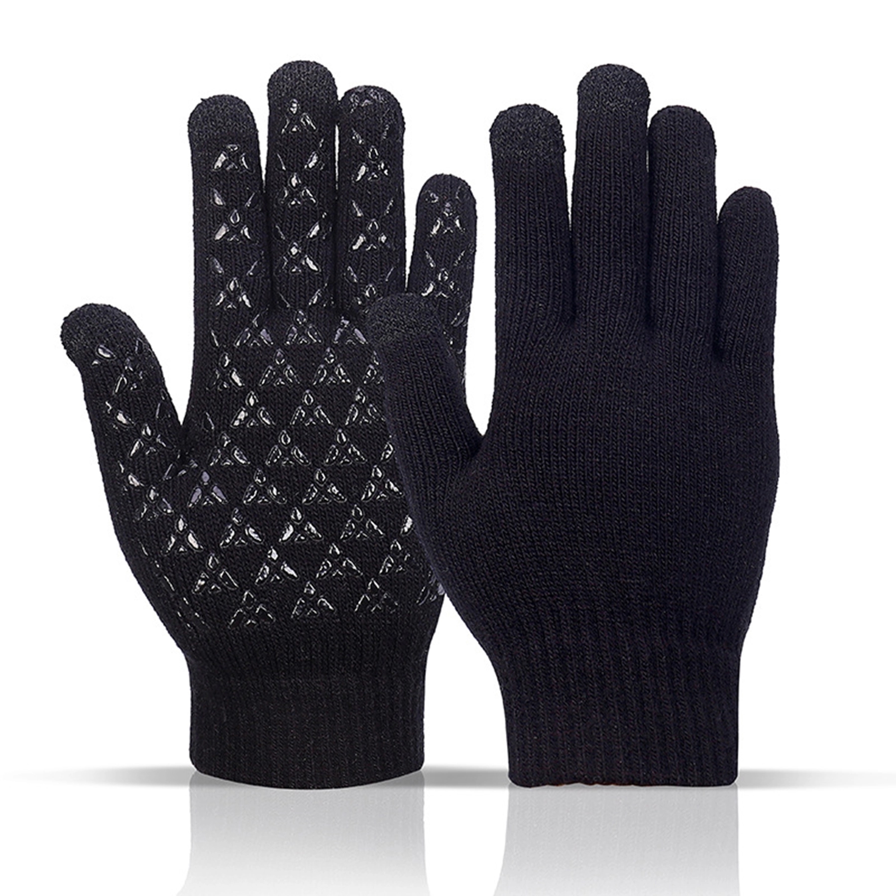 Winter Knit Touchscreen Gloves 3