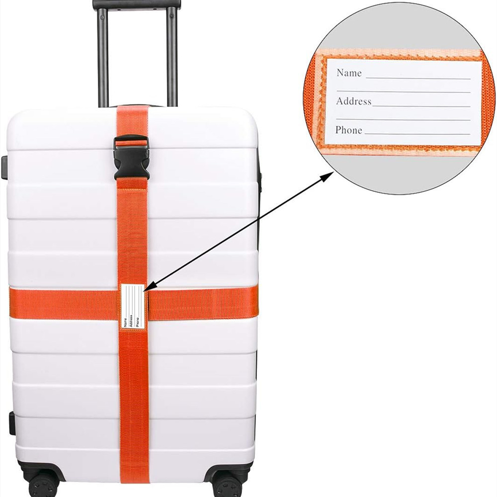 2 Pack Luggage Belt with info card 4