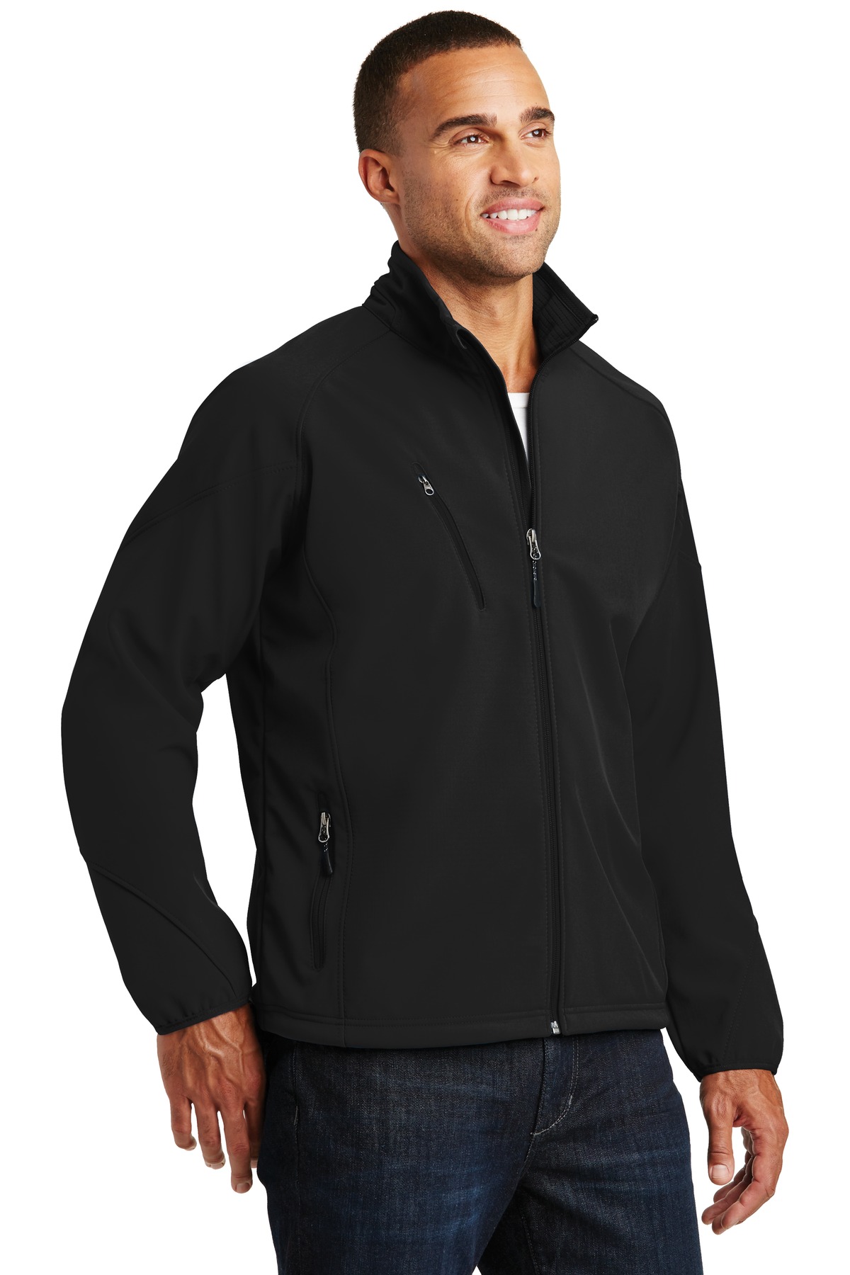 Port Authority Textured Soft Shell Jacket. J705 3