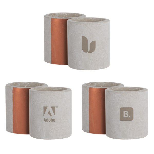 Aura 3 oz. Concrete Candle 3