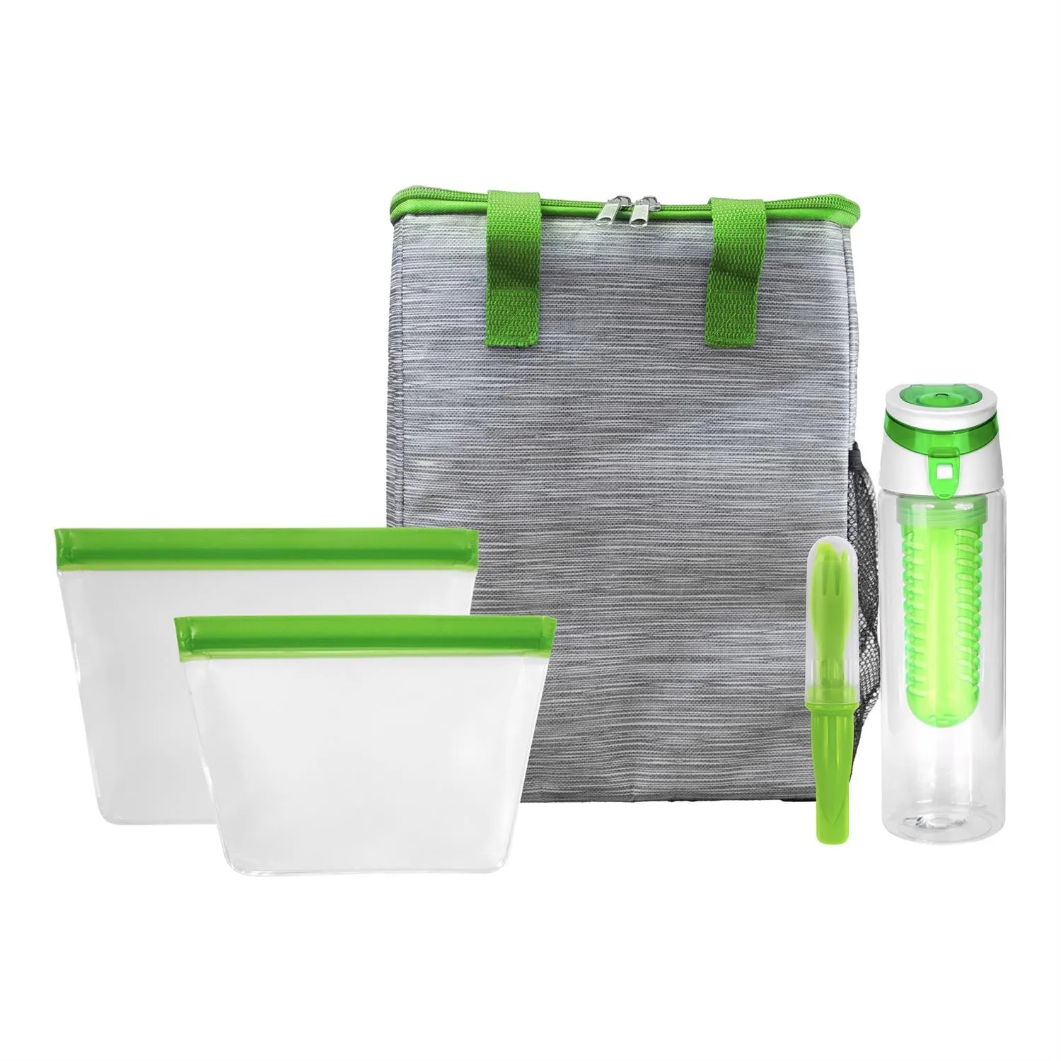 Reusable Beverage & Cutlery Tote Set 14