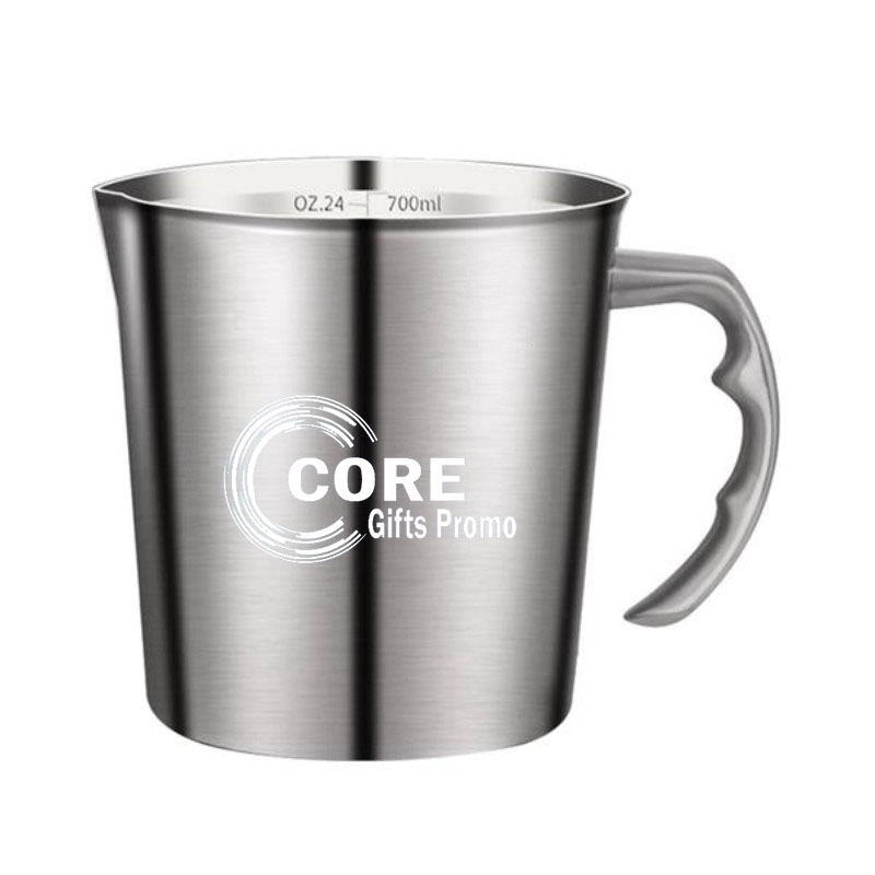 304 Thick Stainless Steel Measuring Cup With Scale 2