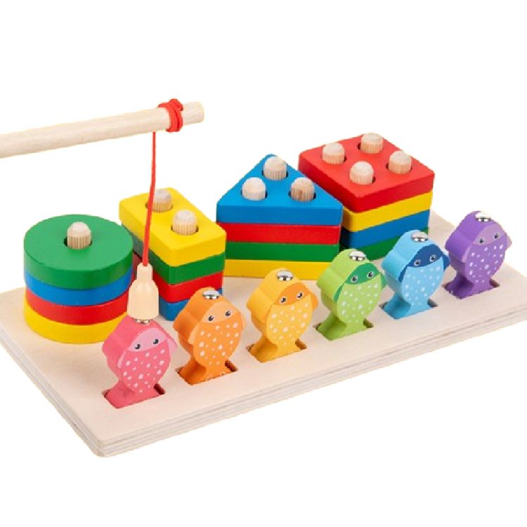 Kids Multi-Activity Fishing Set Toy 4