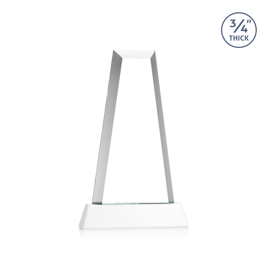 Imperial VividPrint™ Award on Newhaven Base - White 10