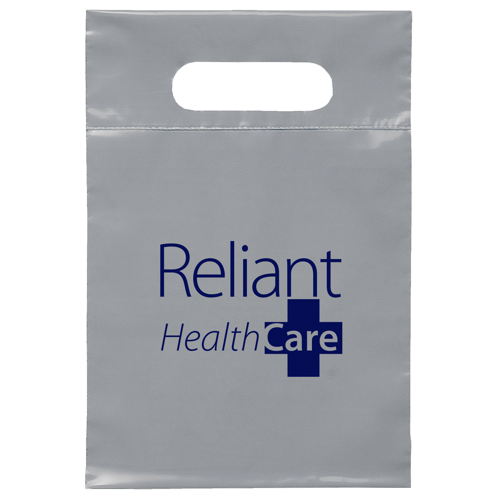 Die Cut Handle Bag - 7W x 10 1/2H - Flexo Ink Print 12