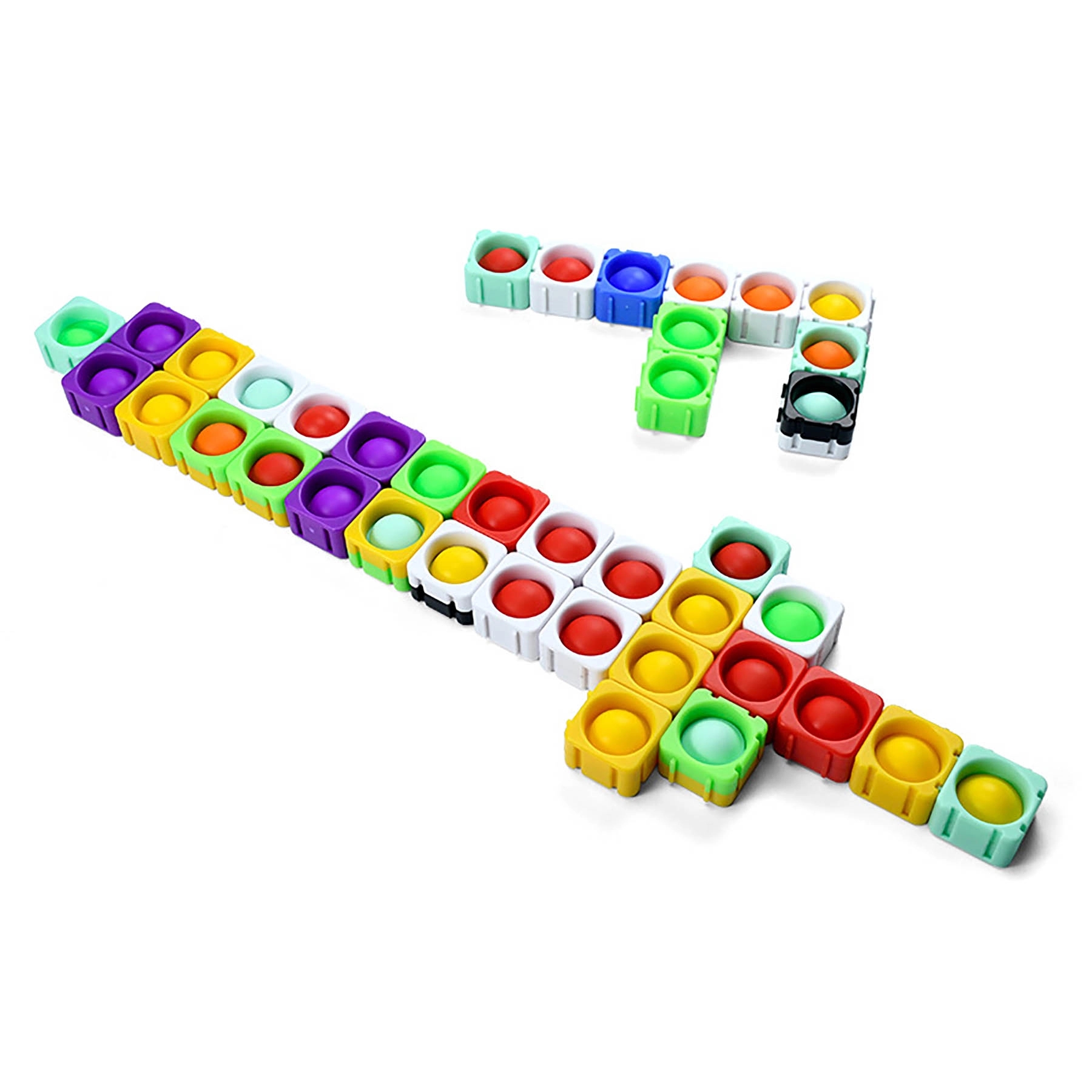 Fidget Toy Jigsaw Puzzle Blocks Stress Relief Bubble 2