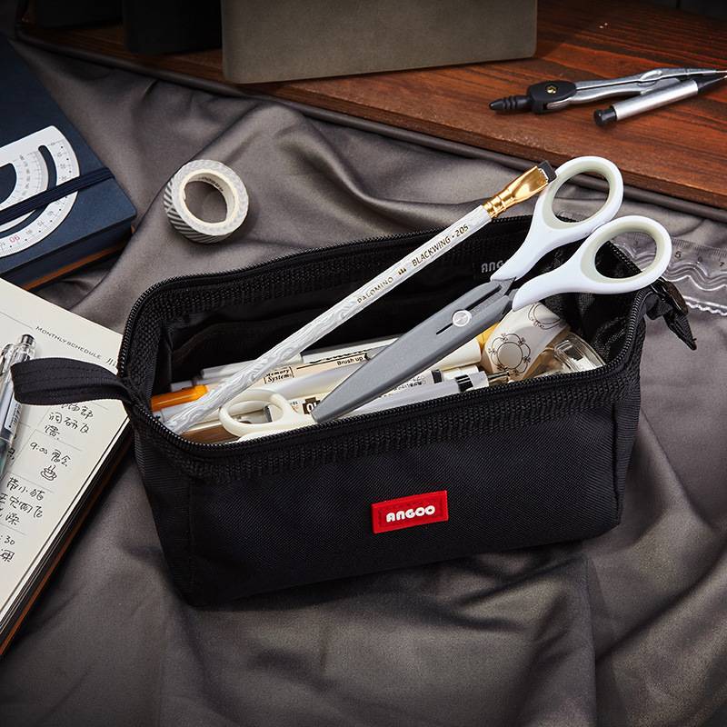 Portable Zipper Pencil Case Pouch Bag 4
