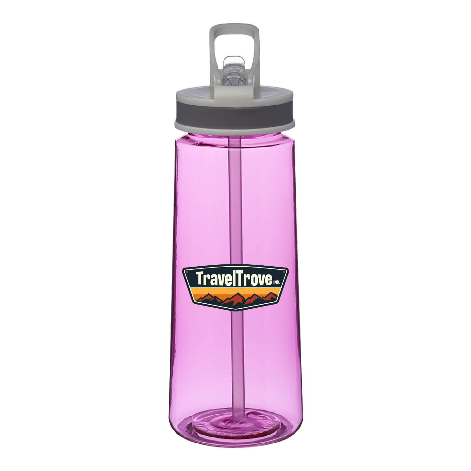 22 oz. Jog Sports Water Bottle (Full Color Imprint) 3