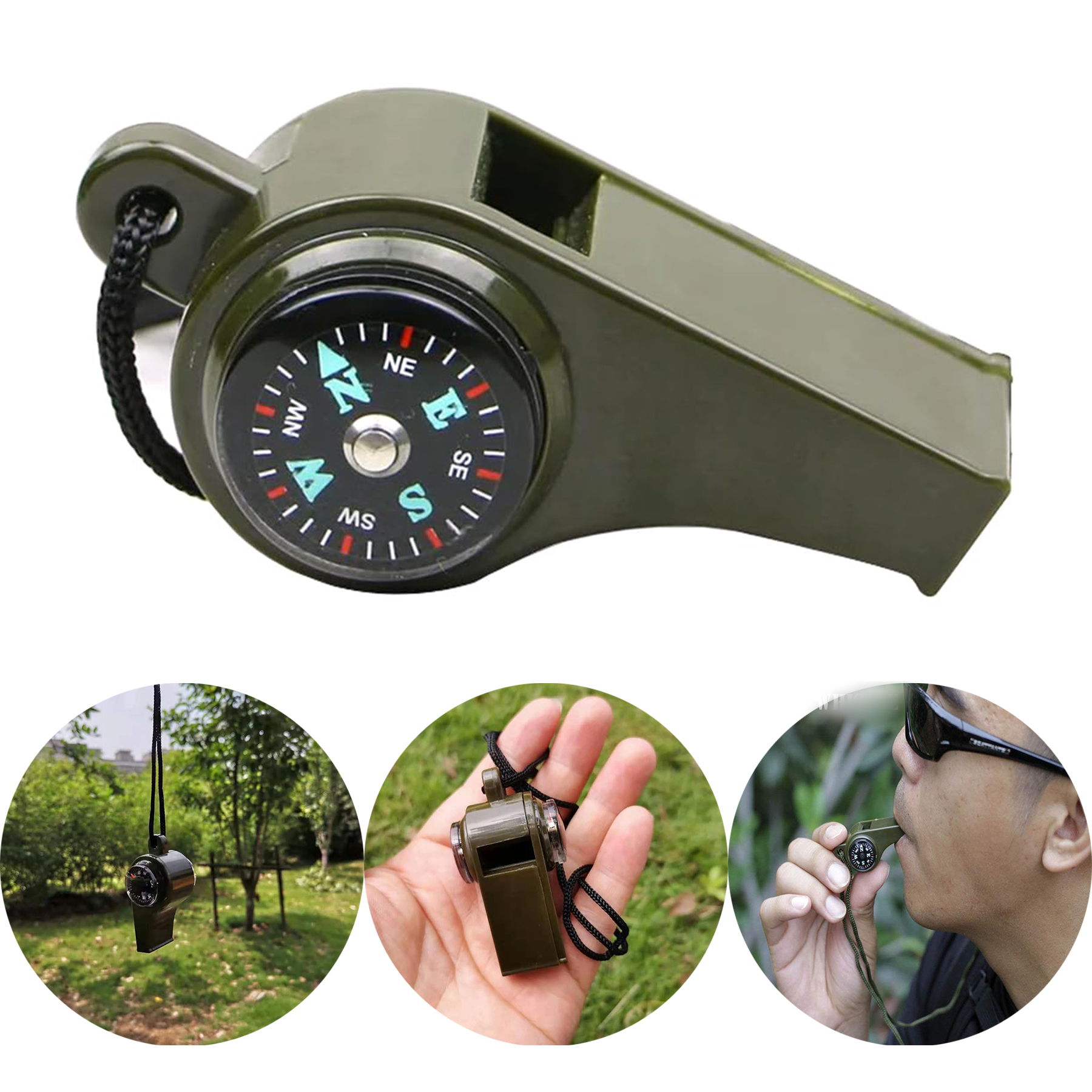 Emergency Whistle with Lanyard