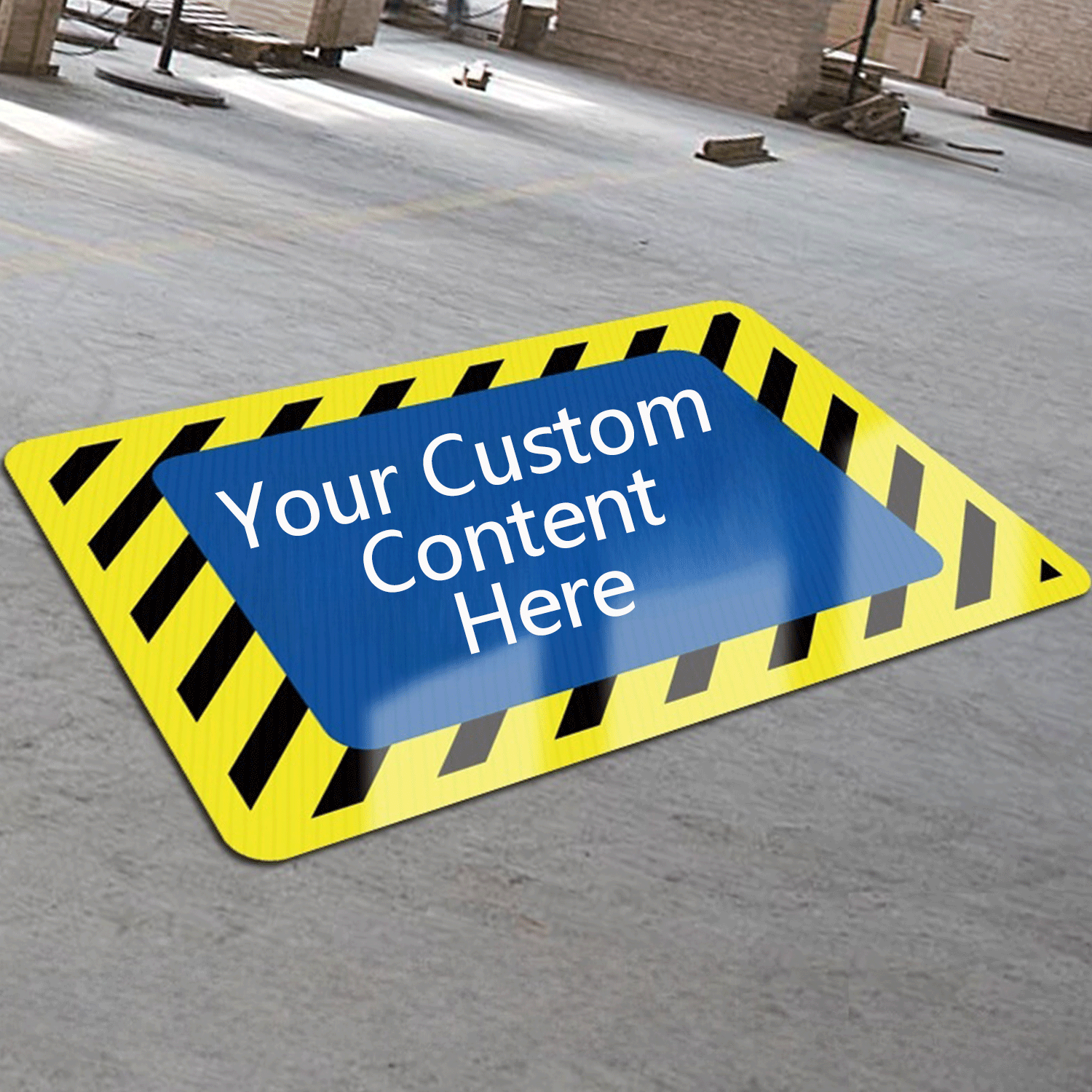 Pvc Road Workshop Factory Warehouse Security Warning Sign 8