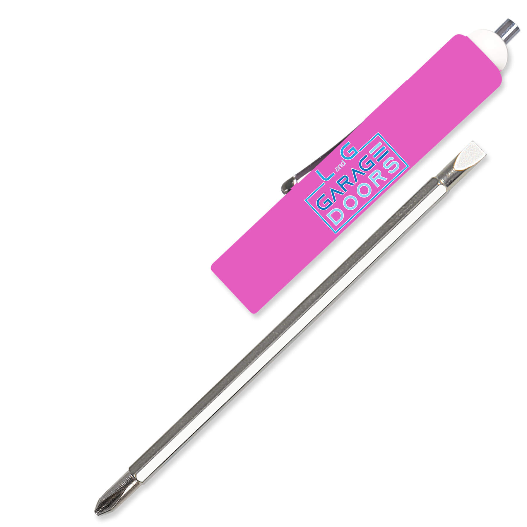 Jumbo Pocket Screwdriver Reversible Flat Blade + Magnet 49