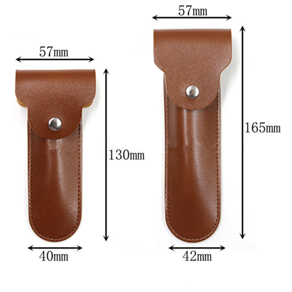 Leather Double Edge Safety Razor Protective Case 5