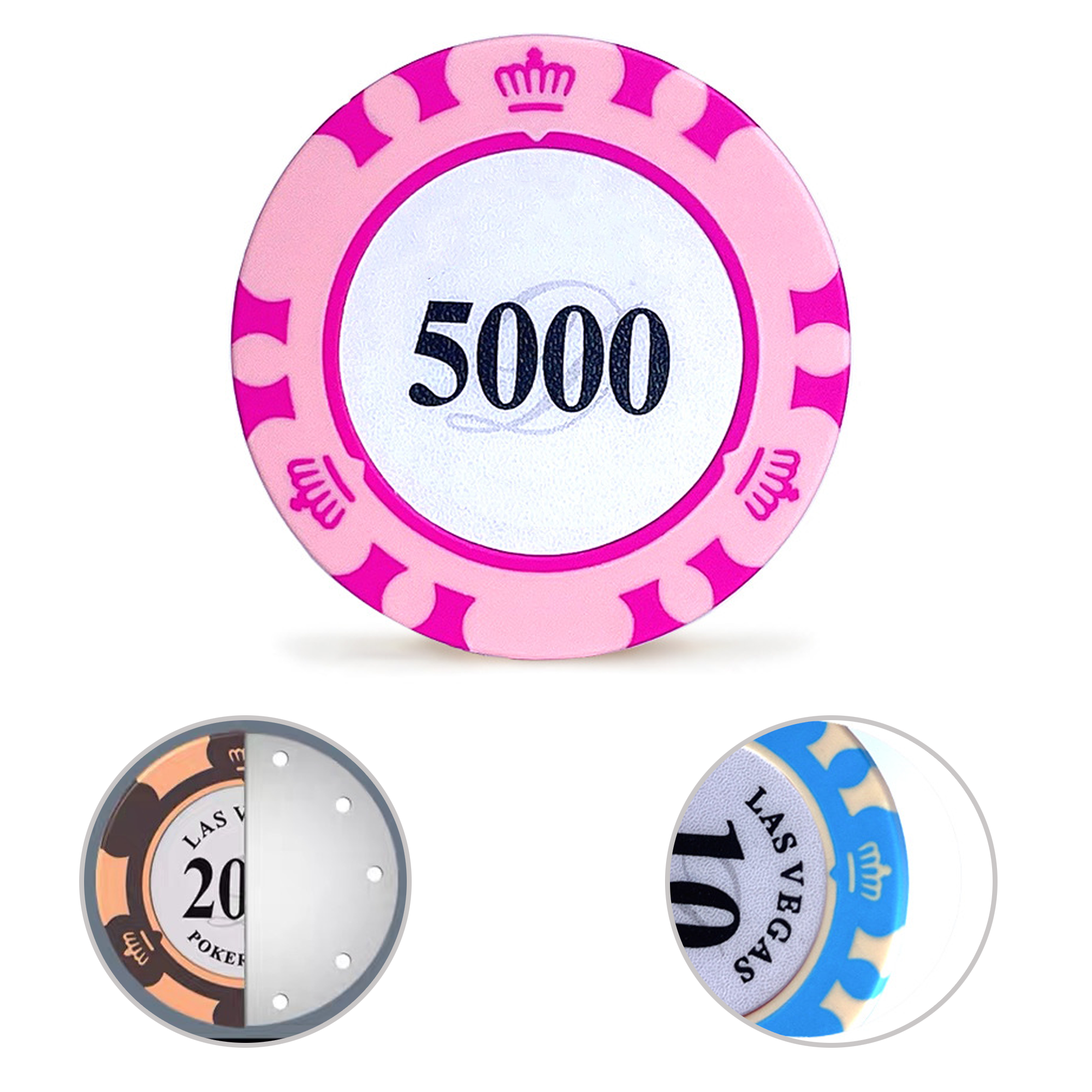 Professional Clay Poker Chips with Full Print 3