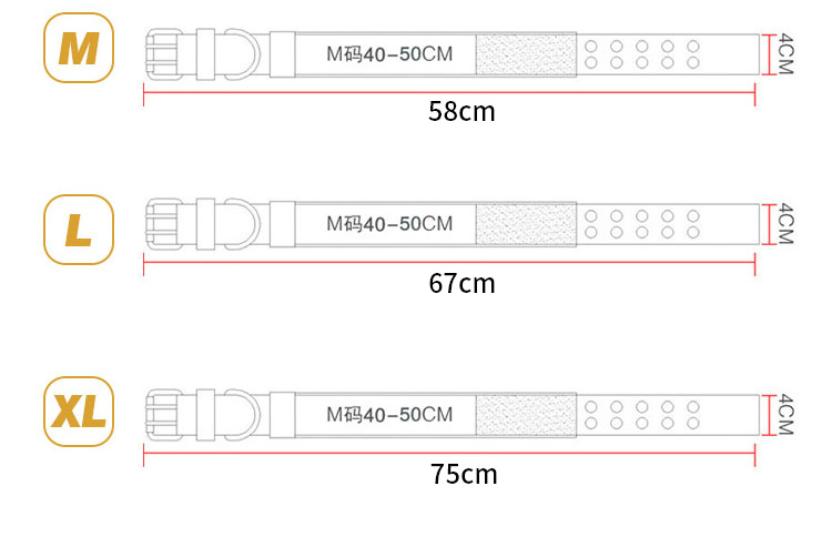 Tactical Dog Collars Adjustable Thick Nylon Handle 3
