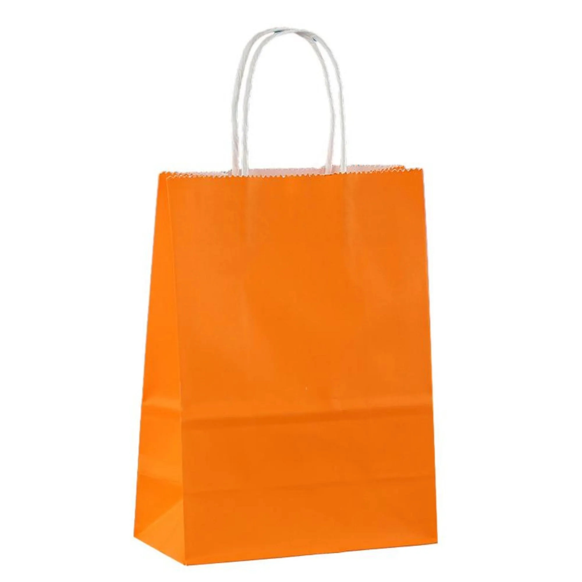 Kraft Paper Shopper Tote Bag MOQ 100PCS 15