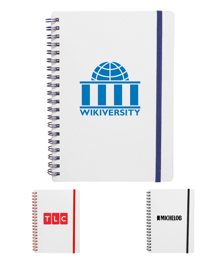 Frosted Eco Spiral Notebook Jotter, 4