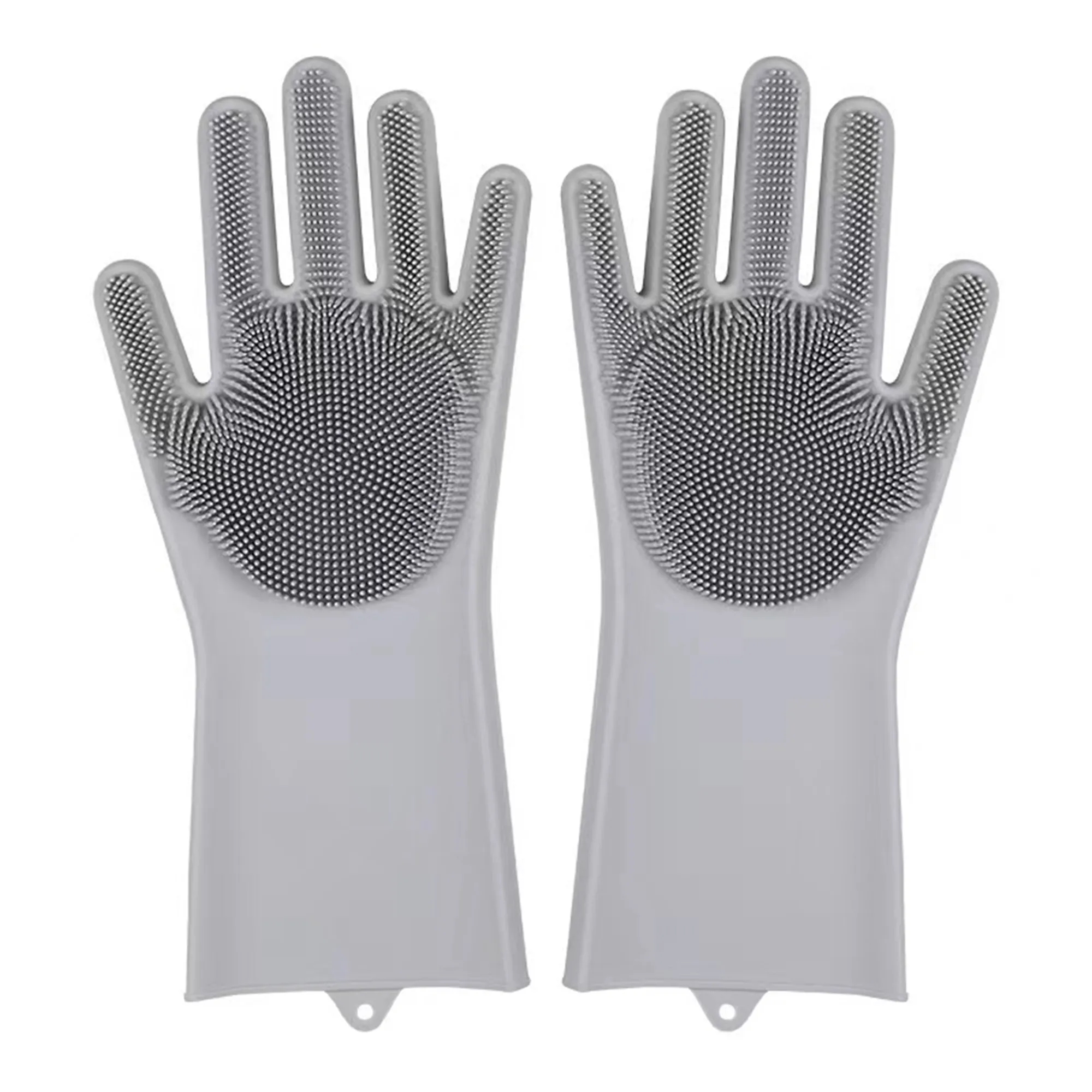 Silicone Cleaning Sponge Gloves 9