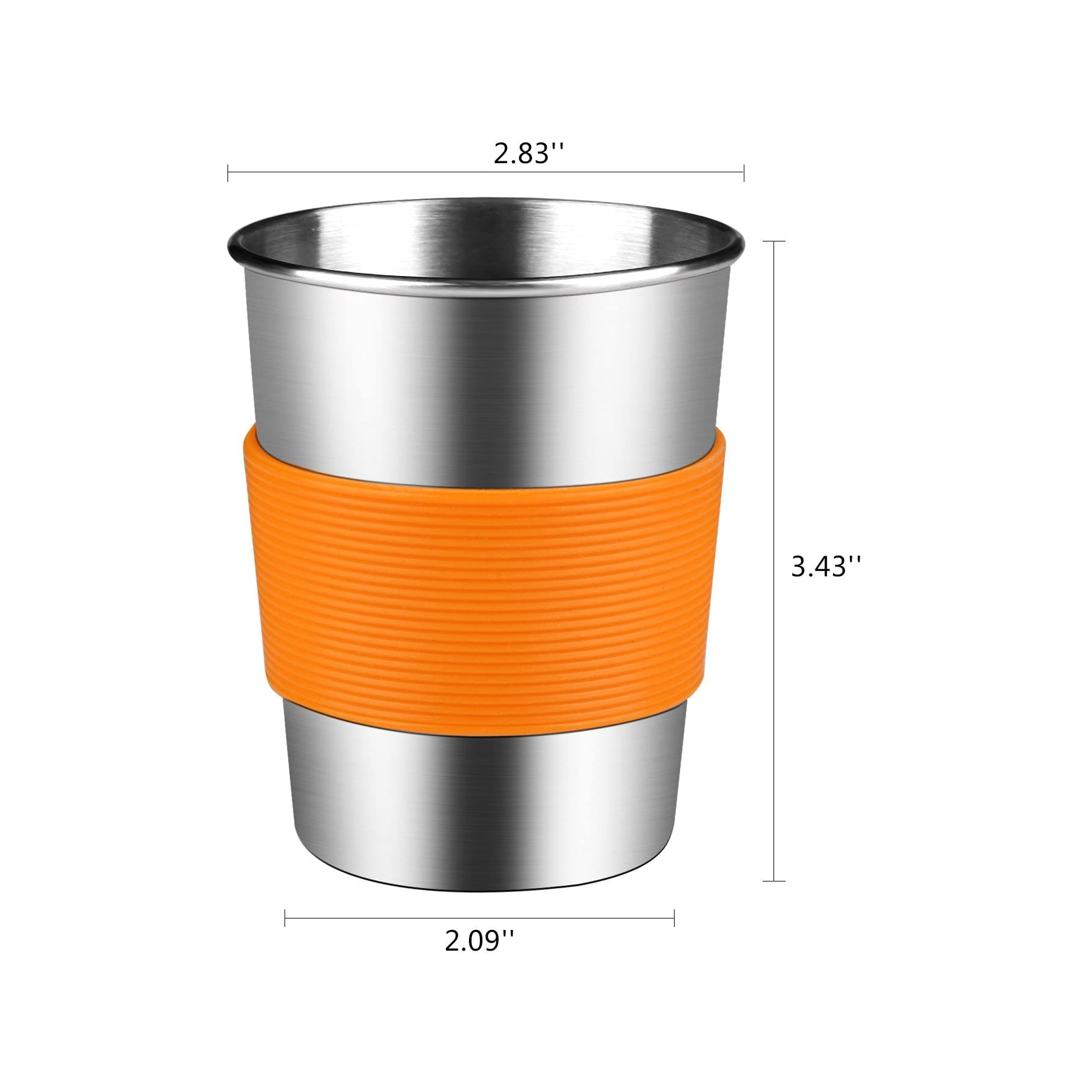 16 oz Stainless Steel Straw Cup 3