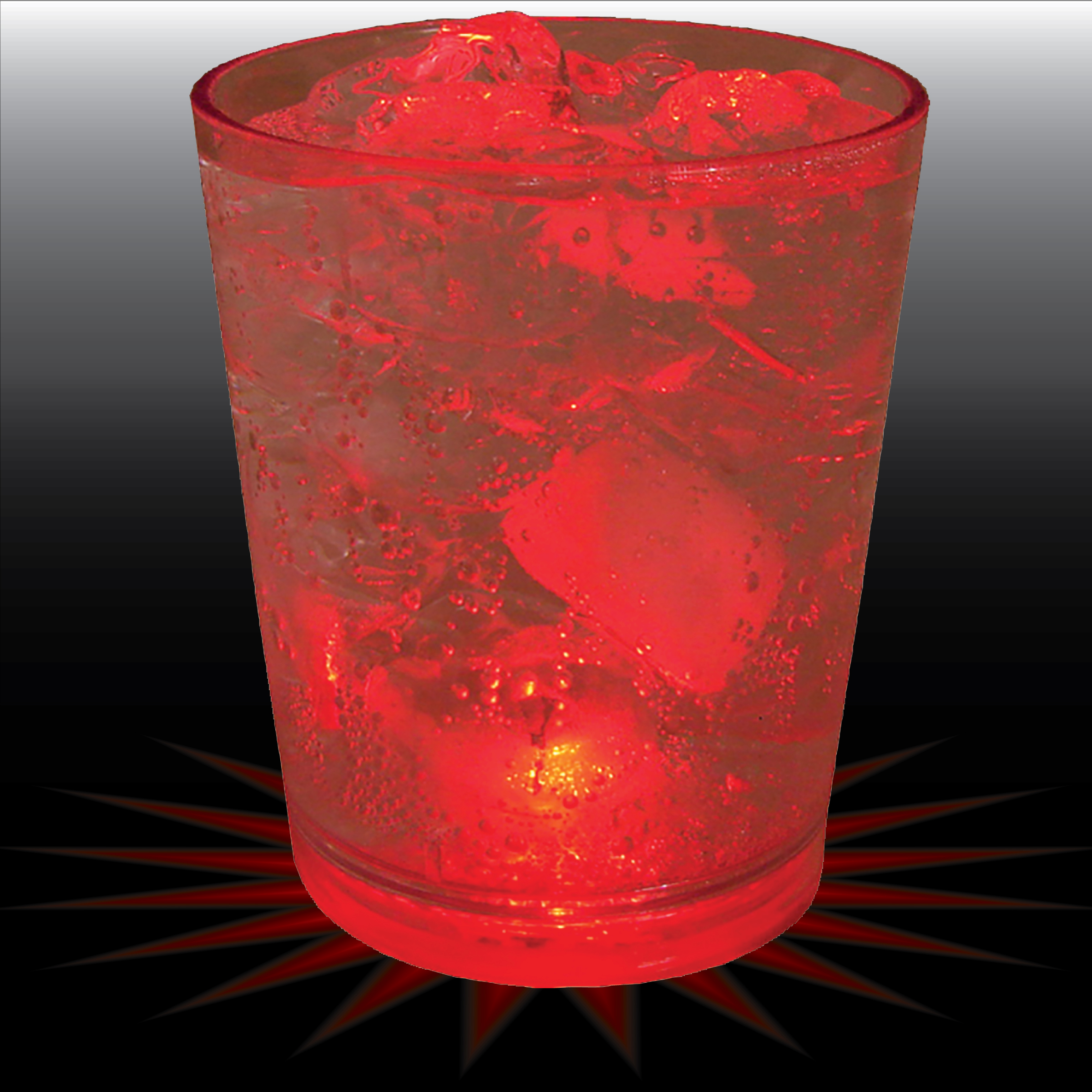 12oz Single Light Plastic Rocks Cup 8