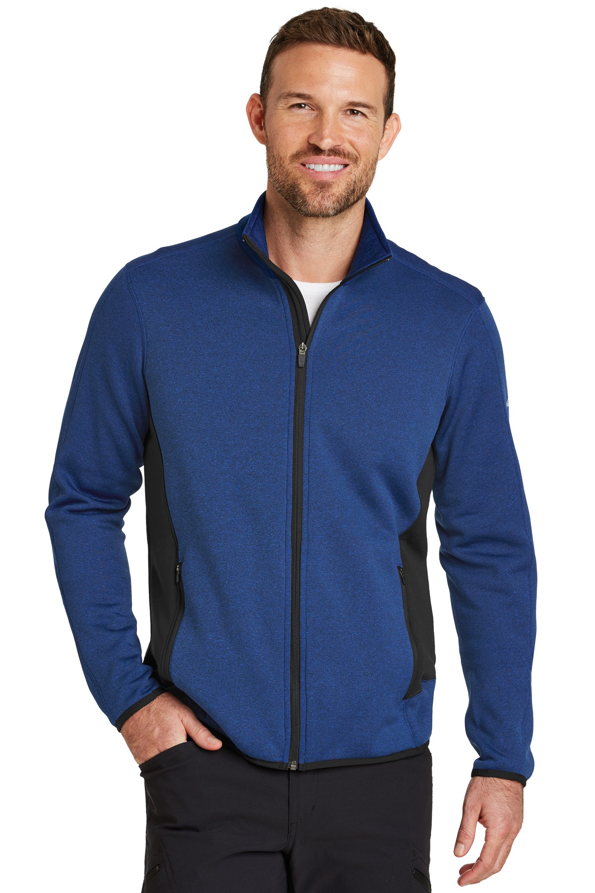 Eddie Bauer Full-Zip Heather Stretch Fleece Jacket. EB238 11