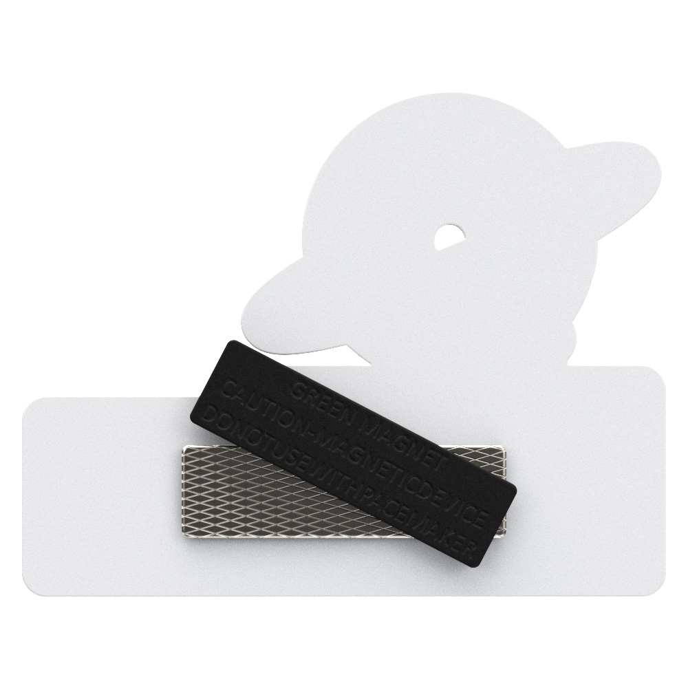 Texture Tone® Custom Shaped Name Badge (Extra Large) 9