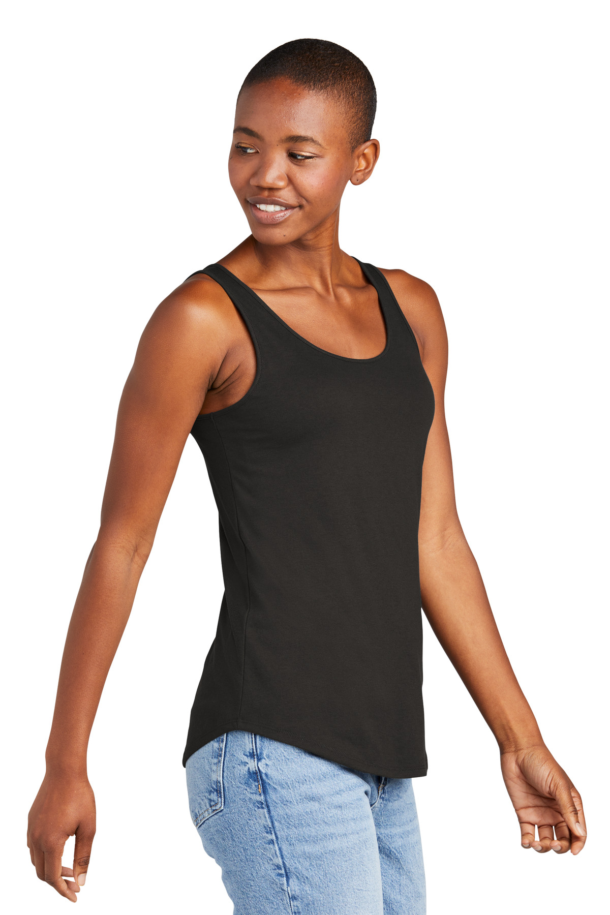 District Women's Perfect Tri Relaxed Tank DT151 102