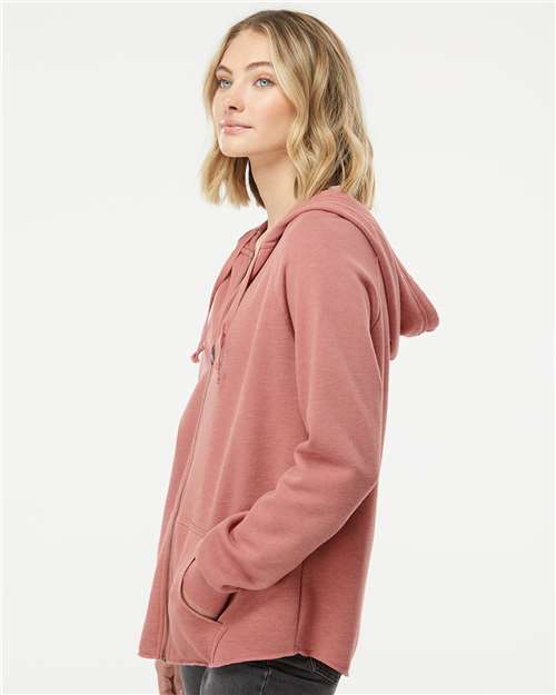 Women's California Wave Wash Full-Zip Hooded Sweatshirt - PRM2500Z 4