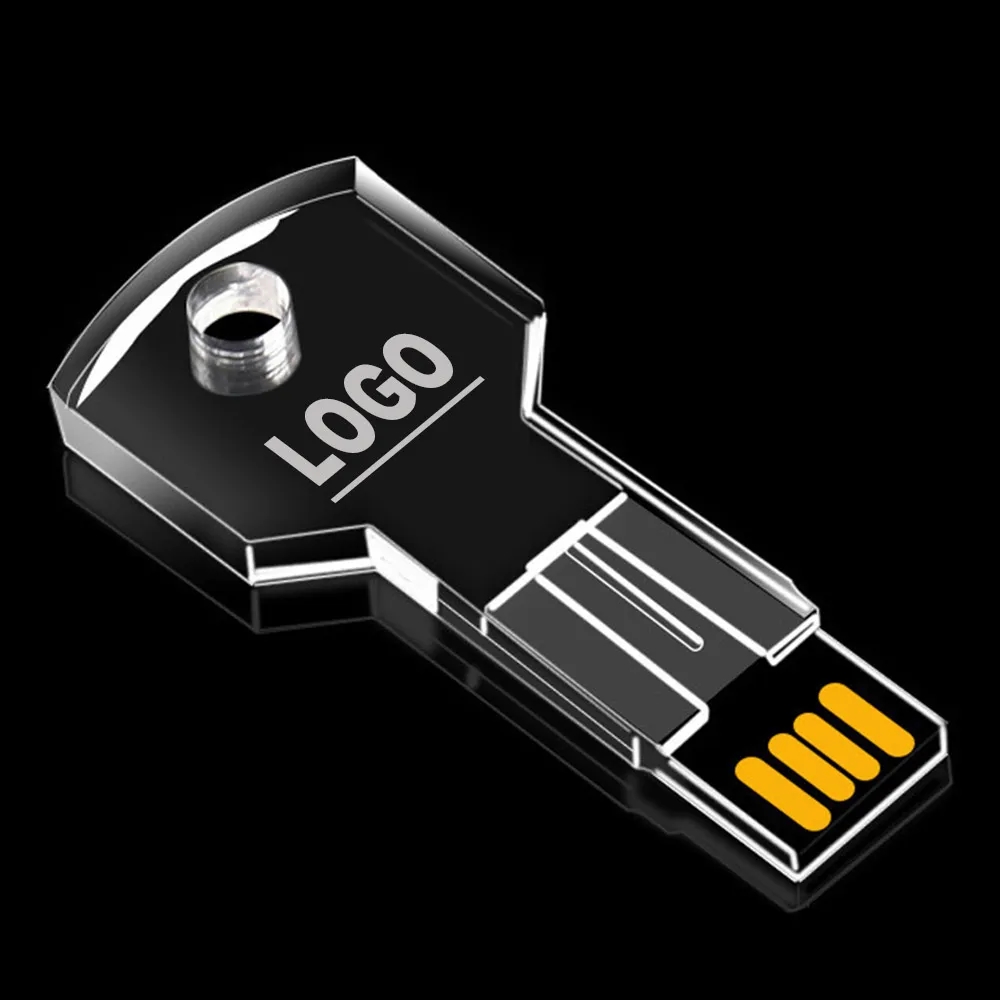 Crystal Key Shaped USB Pen Drive 4
